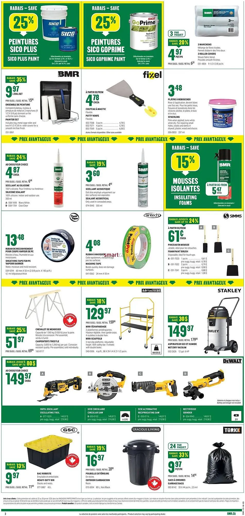 BMR flyer from January 22 to January 28 2026 - flyer page 2