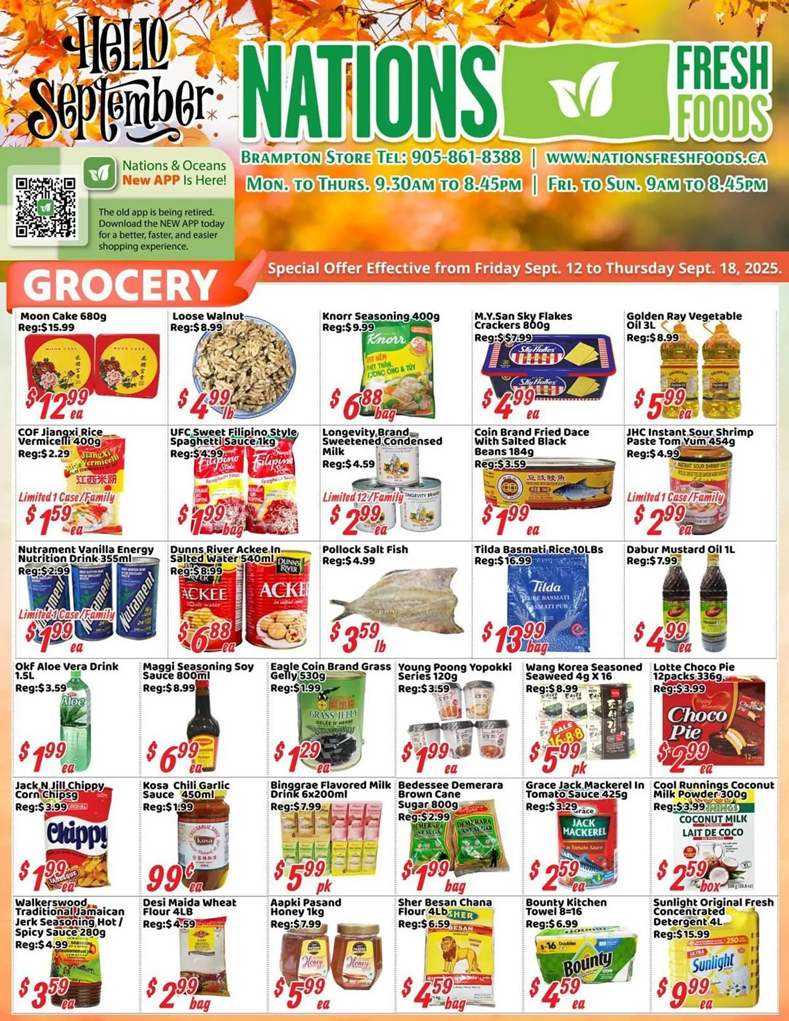 Nations Fresh Foods flyer from September 12 to September 18 2025 - flyer page 1