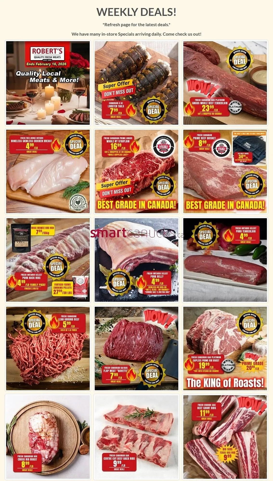 Roberts Fresh and Boxed Meats flyer - 1