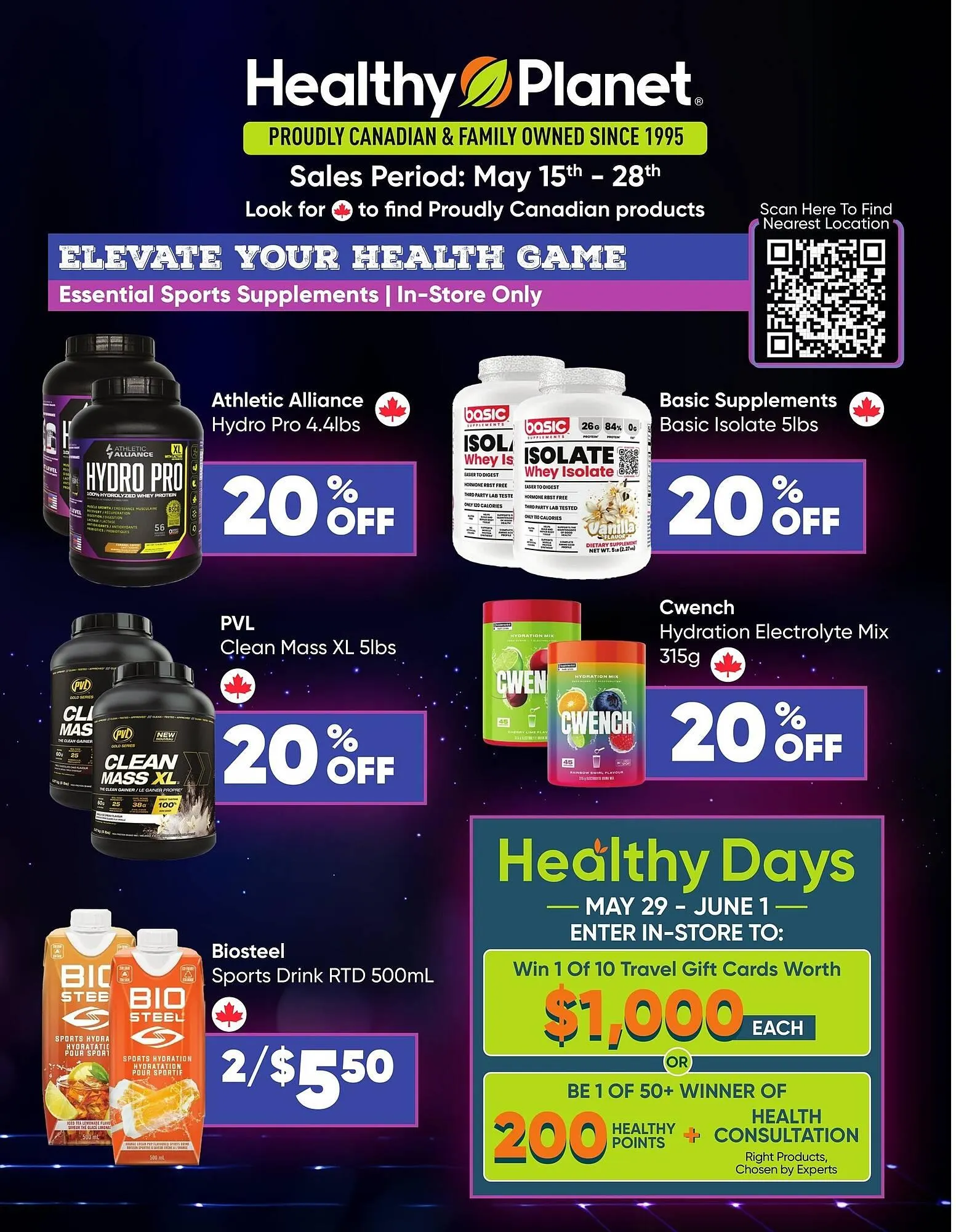 Healthy Planet flyer from May 15 to May 21 2025 - flyer page 1