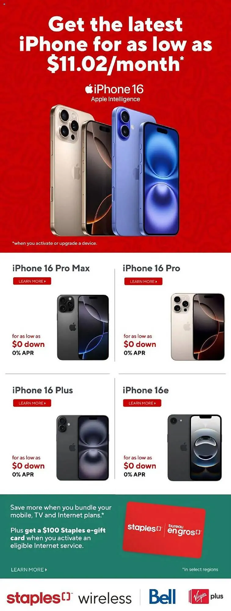 Staples flyer from August 1 to August 8 2025 - flyer page 10