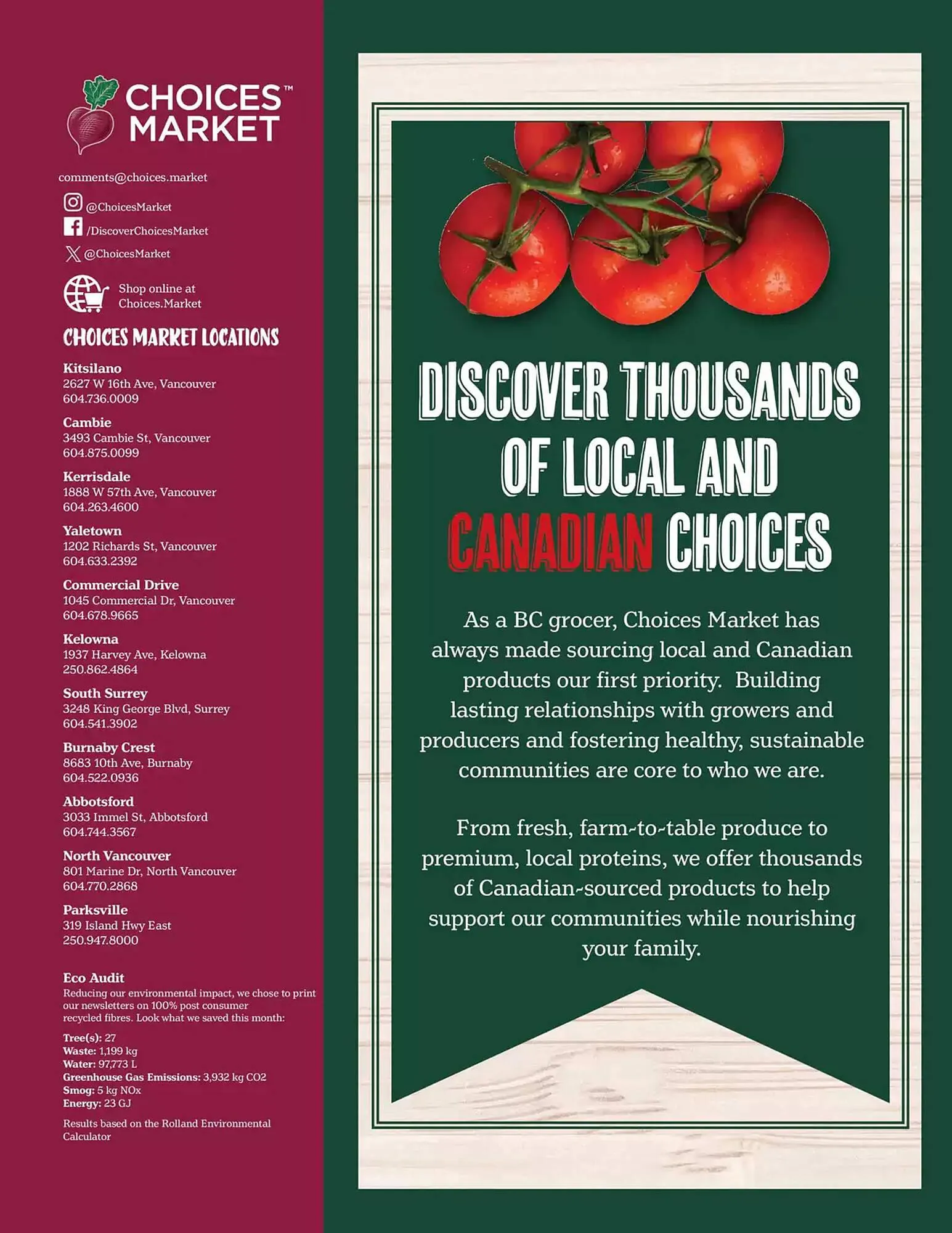 Choices Market flyer from March 1 to March 31 2025 - flyer page 16