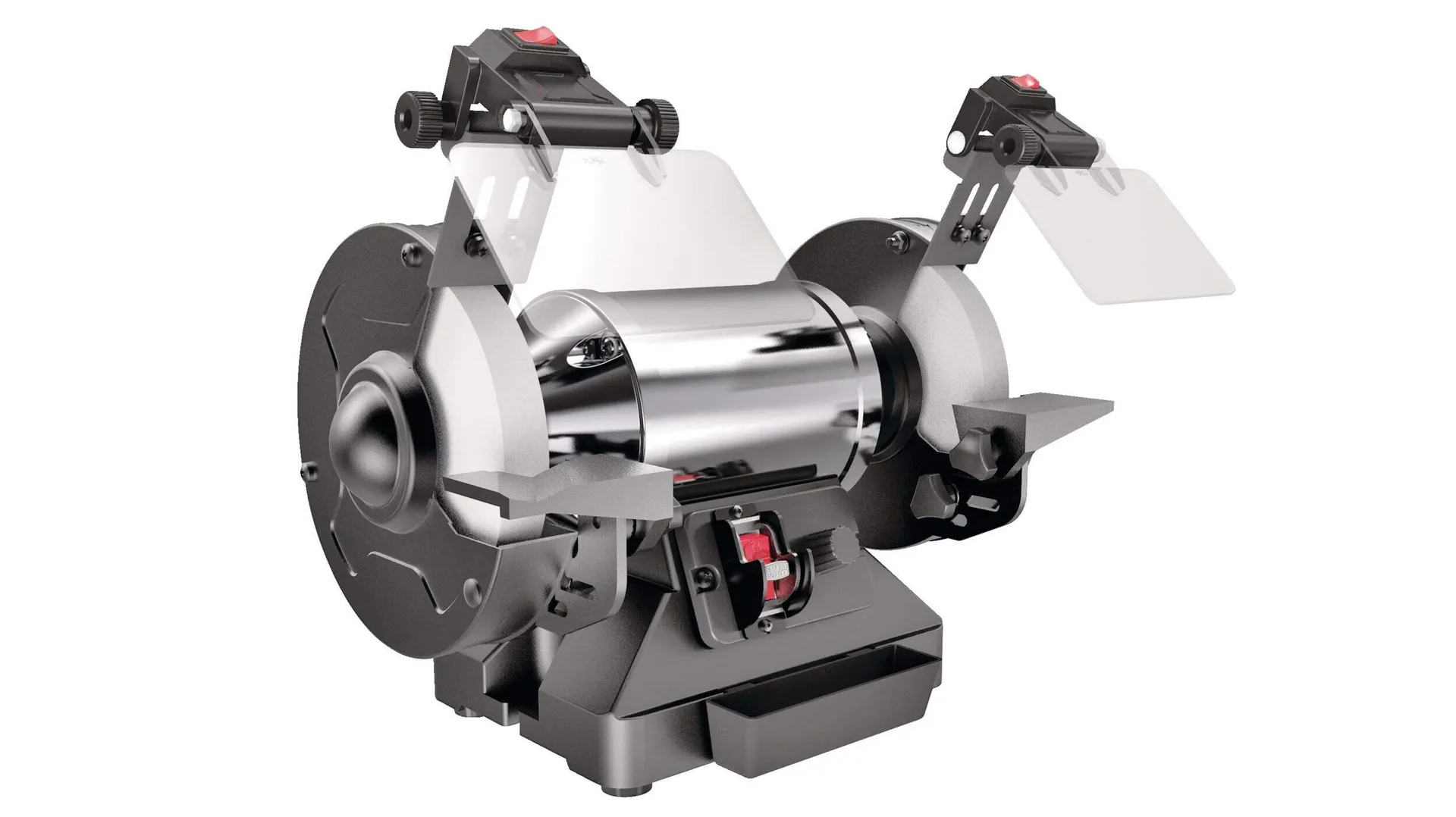 MAXIMUM 2.5A Variable Speed Heavy-Duty Bench Grinder, 6-in