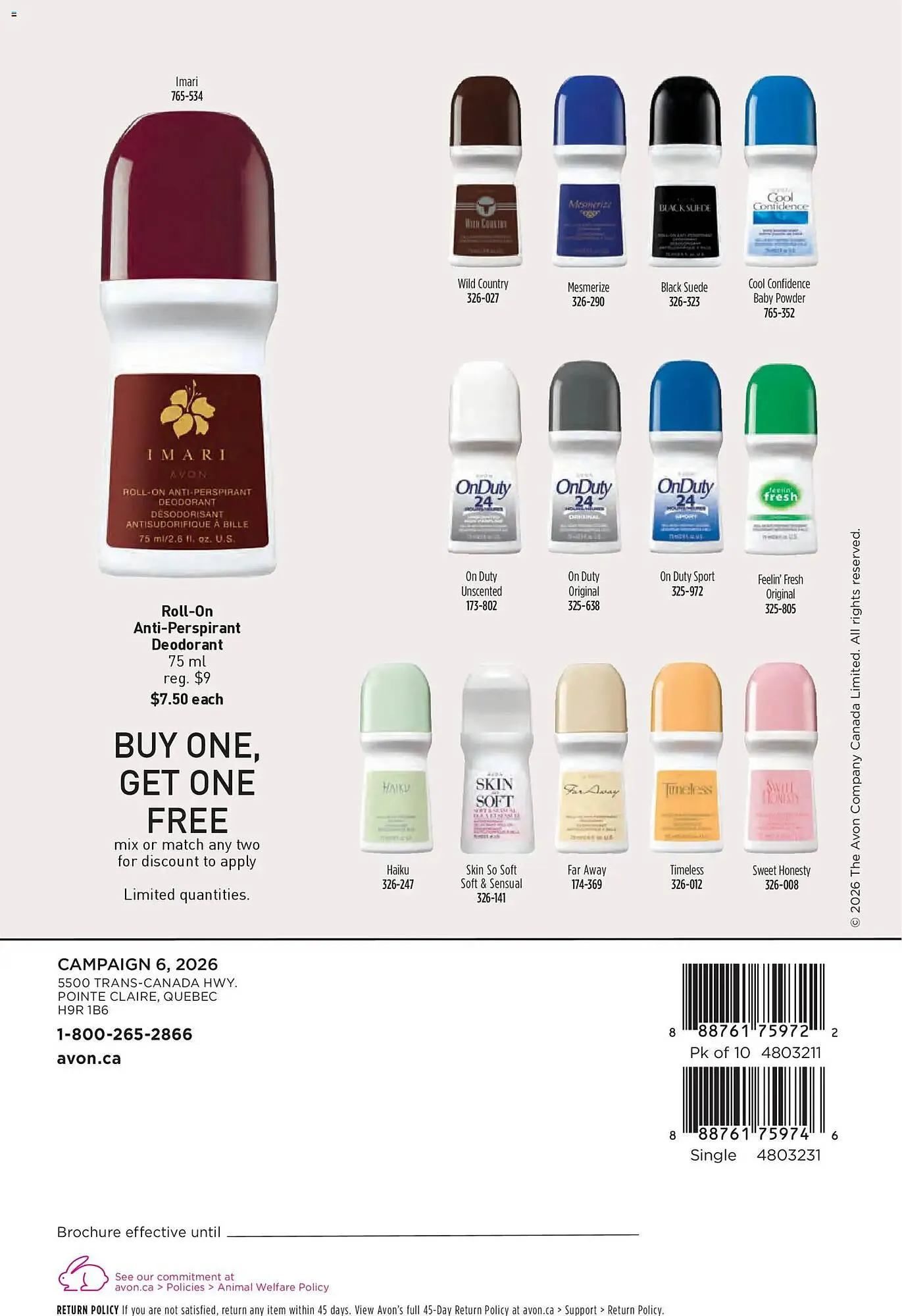 AVON flyer from March 12 to March 26 2026 - flyer page 164