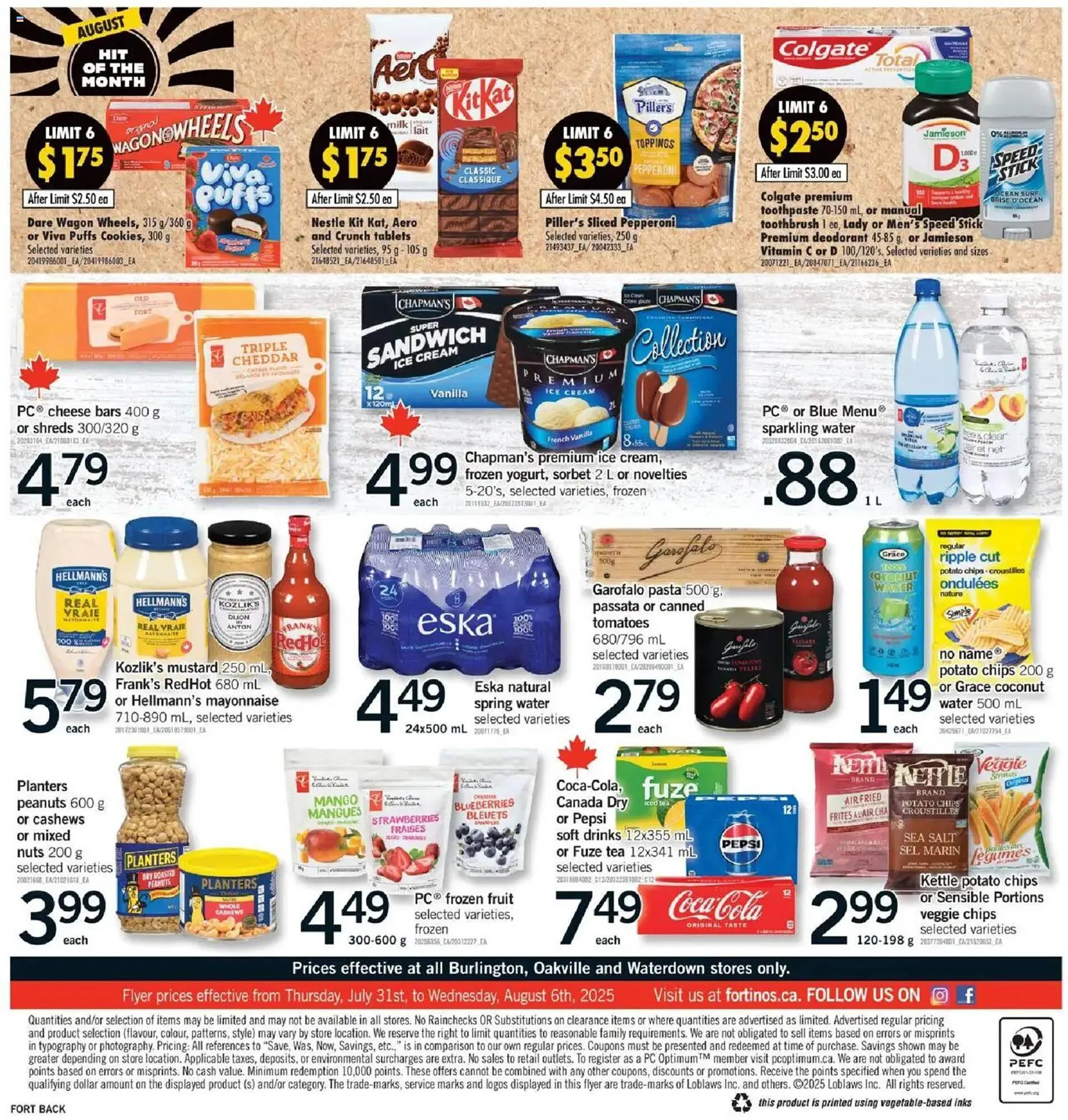 Fortinos flyer from July 31 to August 7 2025 - flyer page 2