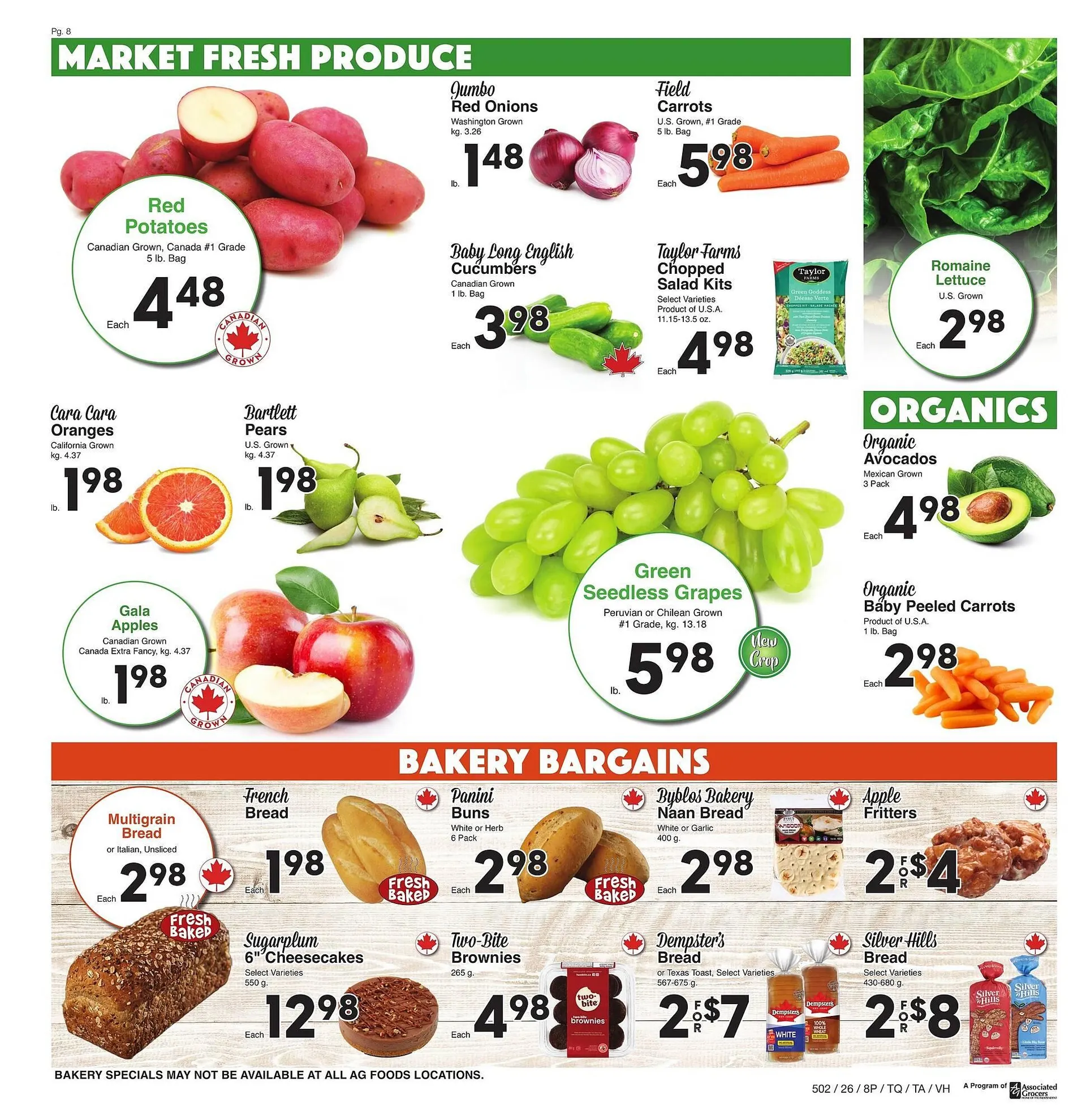 AG Foods flyer from January 2 to January 8 2026 - flyer page 8