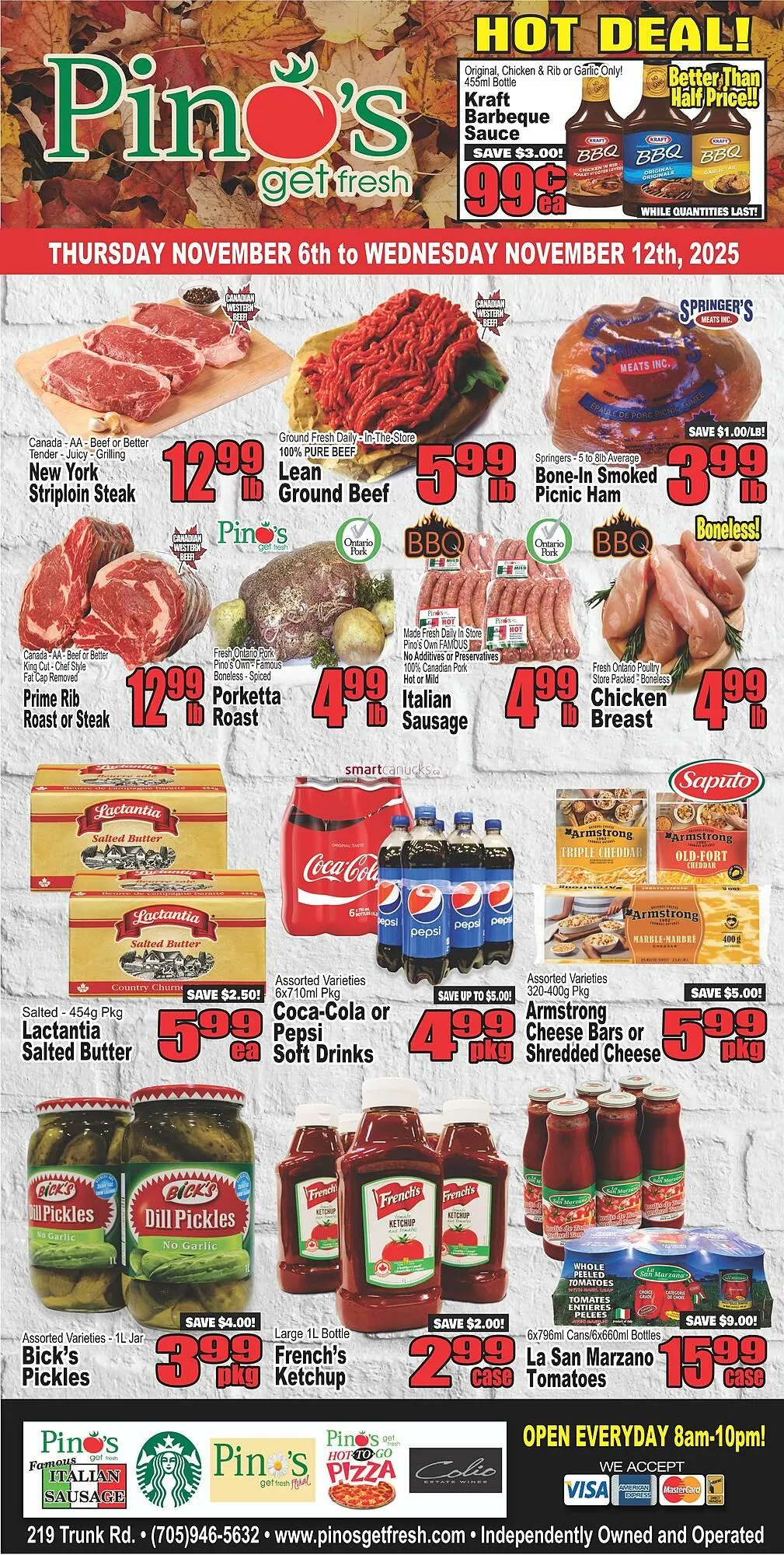 Pino's flyer from November 6 to November 12 2025 - flyer page 1