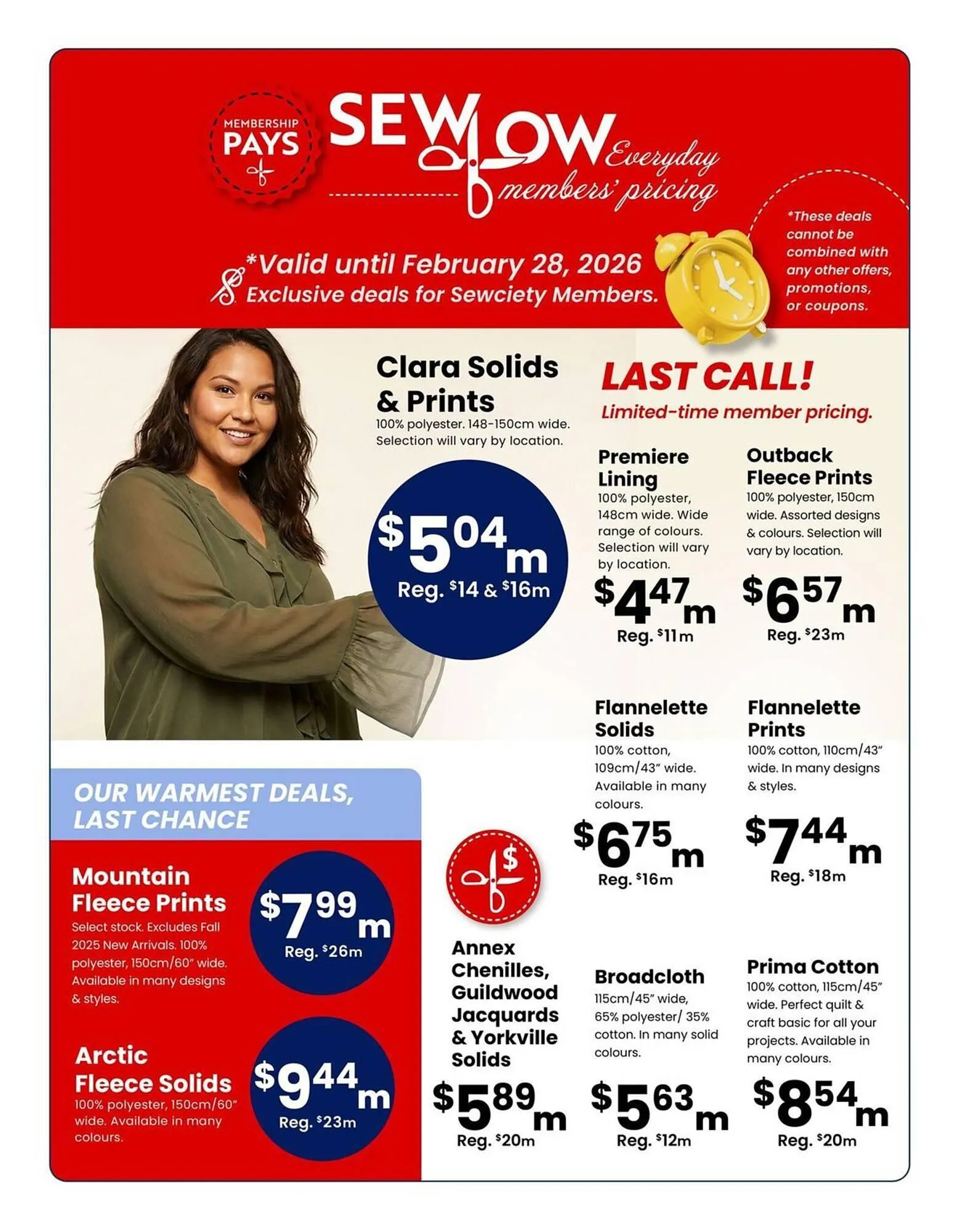 Fabricland flyer from February 1 to February 27 2026 - flyer page 6