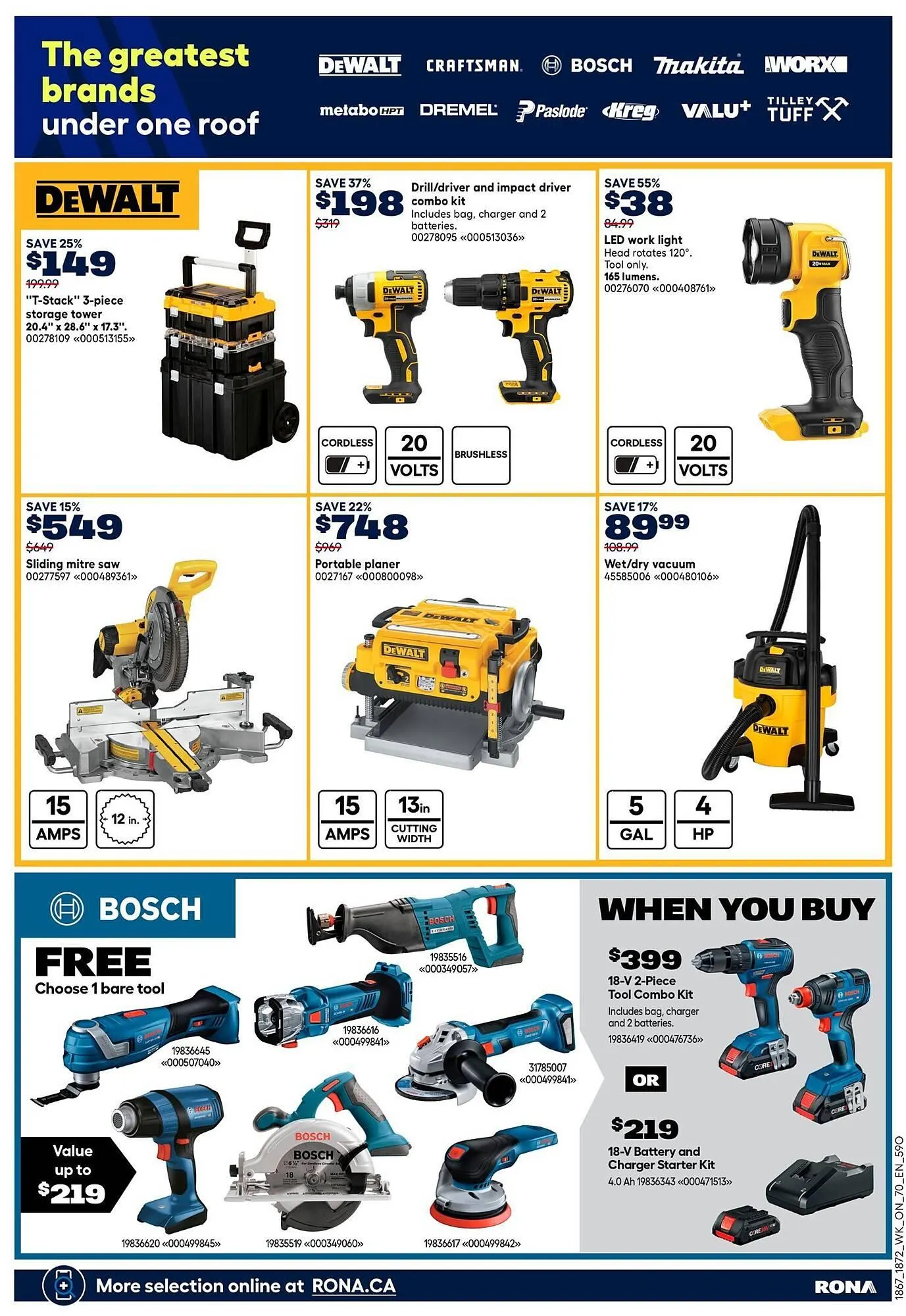 RONA flyer from November 5 to January 28 2026 - flyer page 2