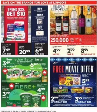 Longo's Flyer from October 22 to October 28 2026 - flyer page 21