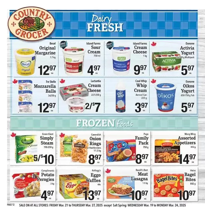 Current bargains and offers from March 21 to March 27 2025 - flyer page 12