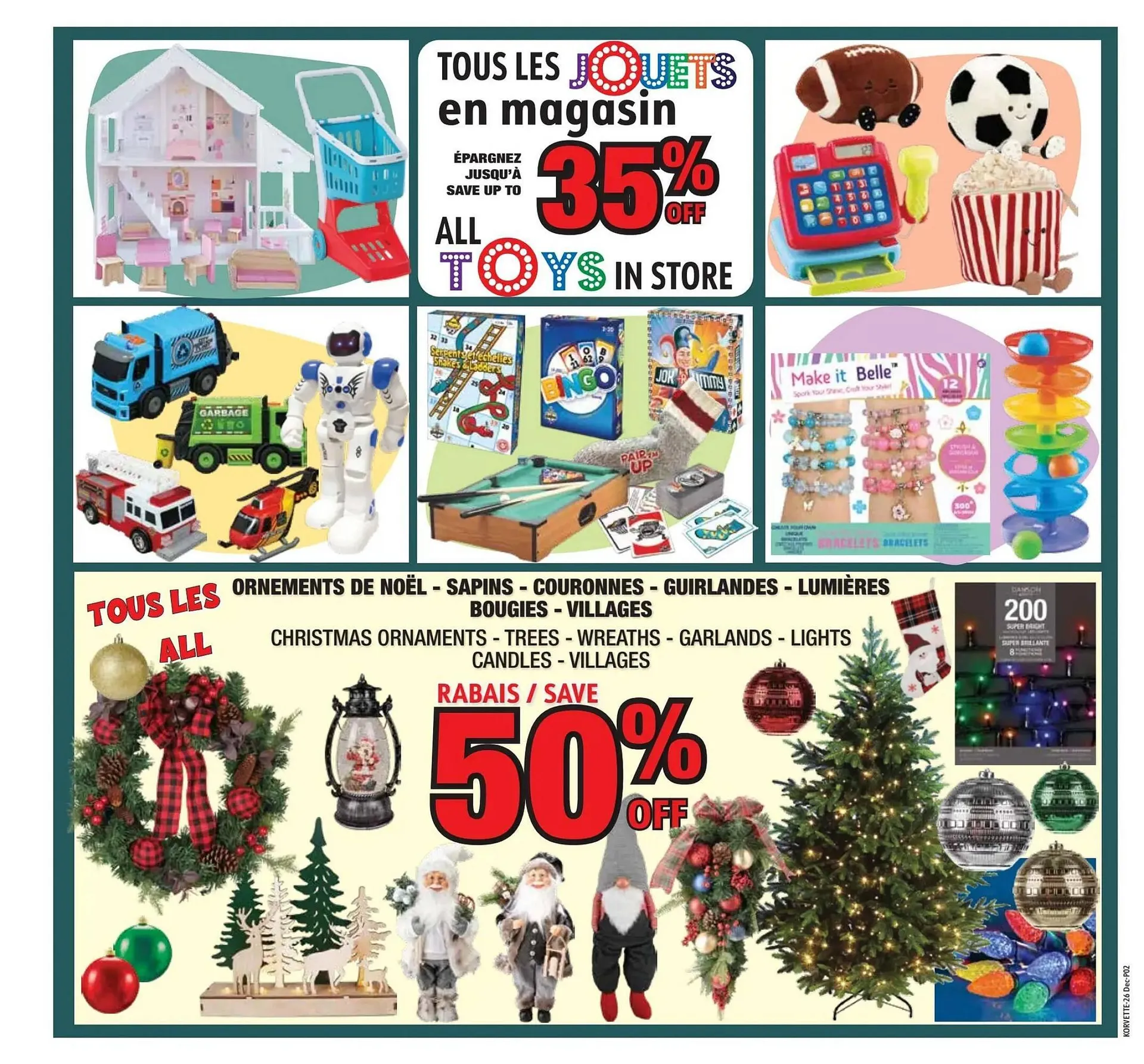 Korvette flyer from December 26 to January 1 2025 - flyer page 2