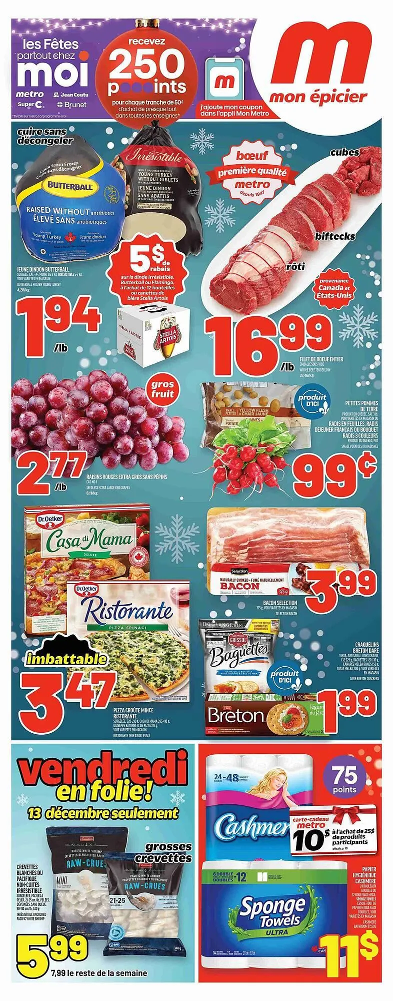 Metro flyer from December 12 to December 19 2024 - flyer page 1