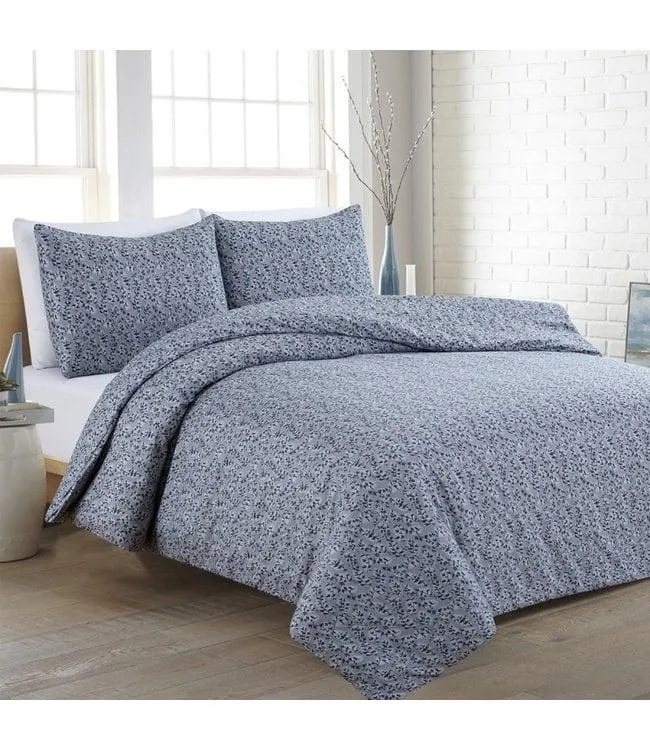 CATRIN DUVET COVER SET GREY (MP2)