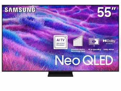 55" Samsung QN55QN80FAFXZC Neo QLED 4K Vision AI Smart TV (2025)