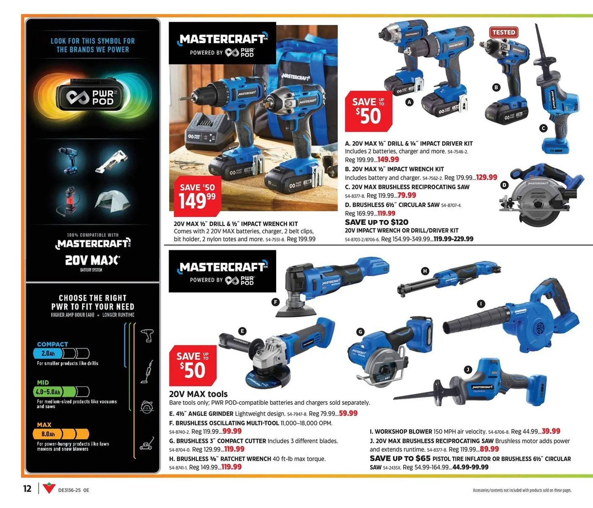 Canadian Tire flyer from August 27 to September 17 2025 - flyer page 12