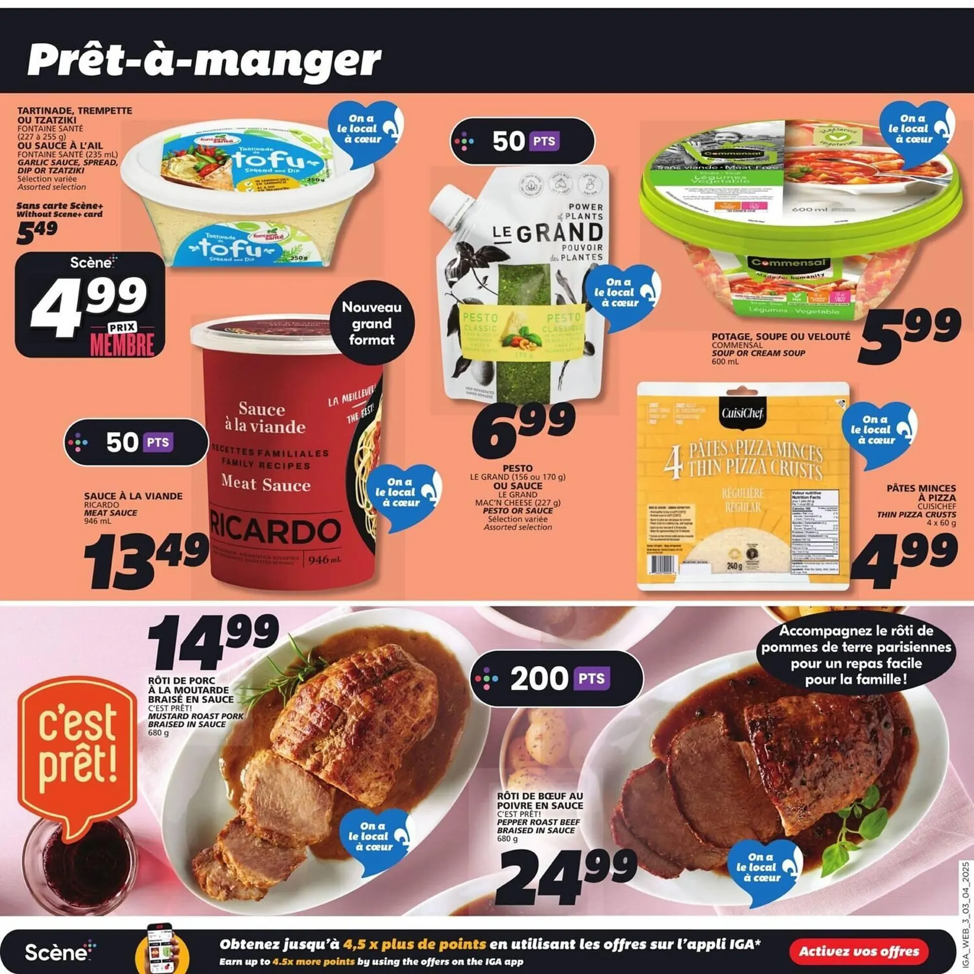 IGA flyer from April 1 to May 1 2025 - flyer page 13