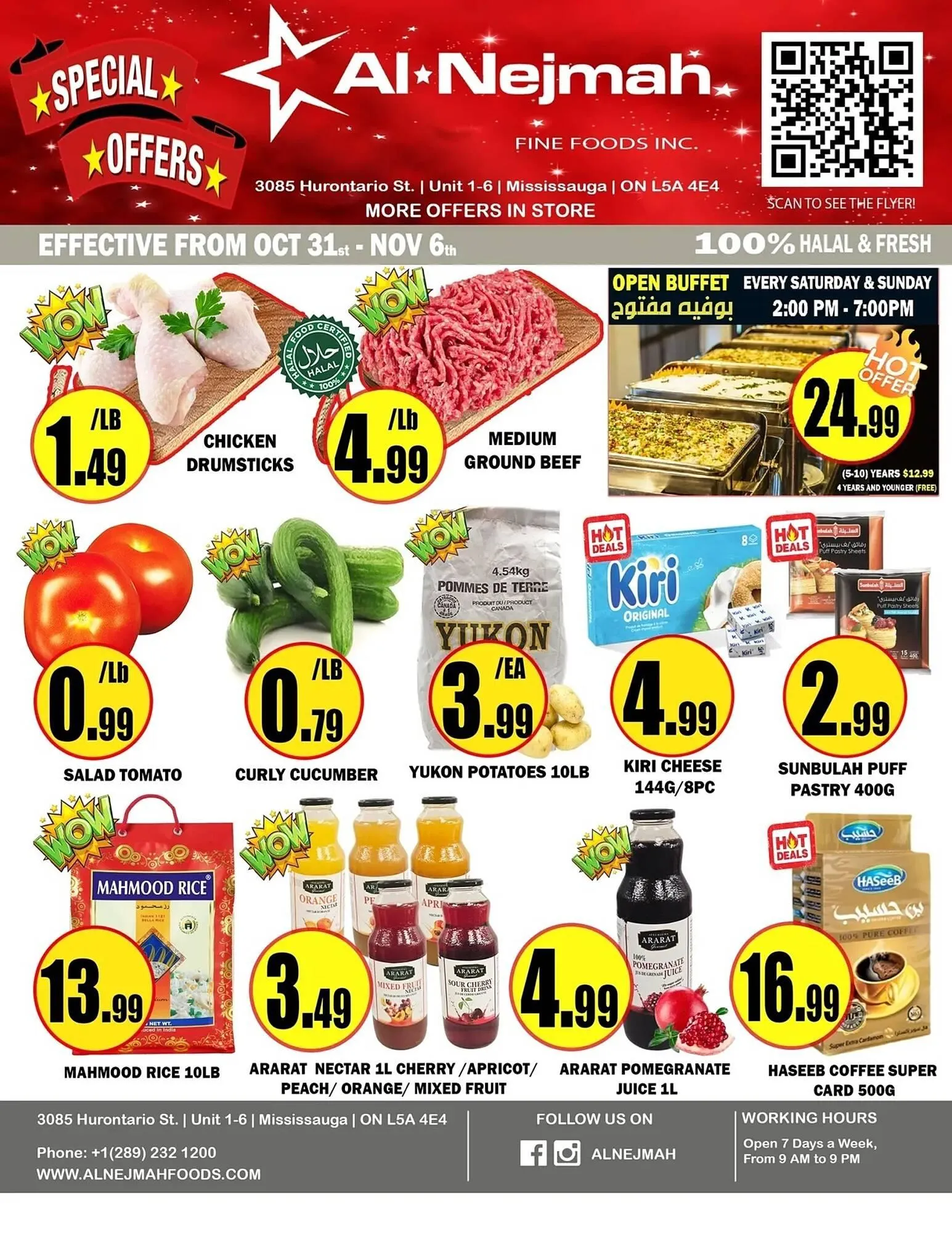 Alnejmah flyer from October 31 to November 6 2025 - flyer page 1