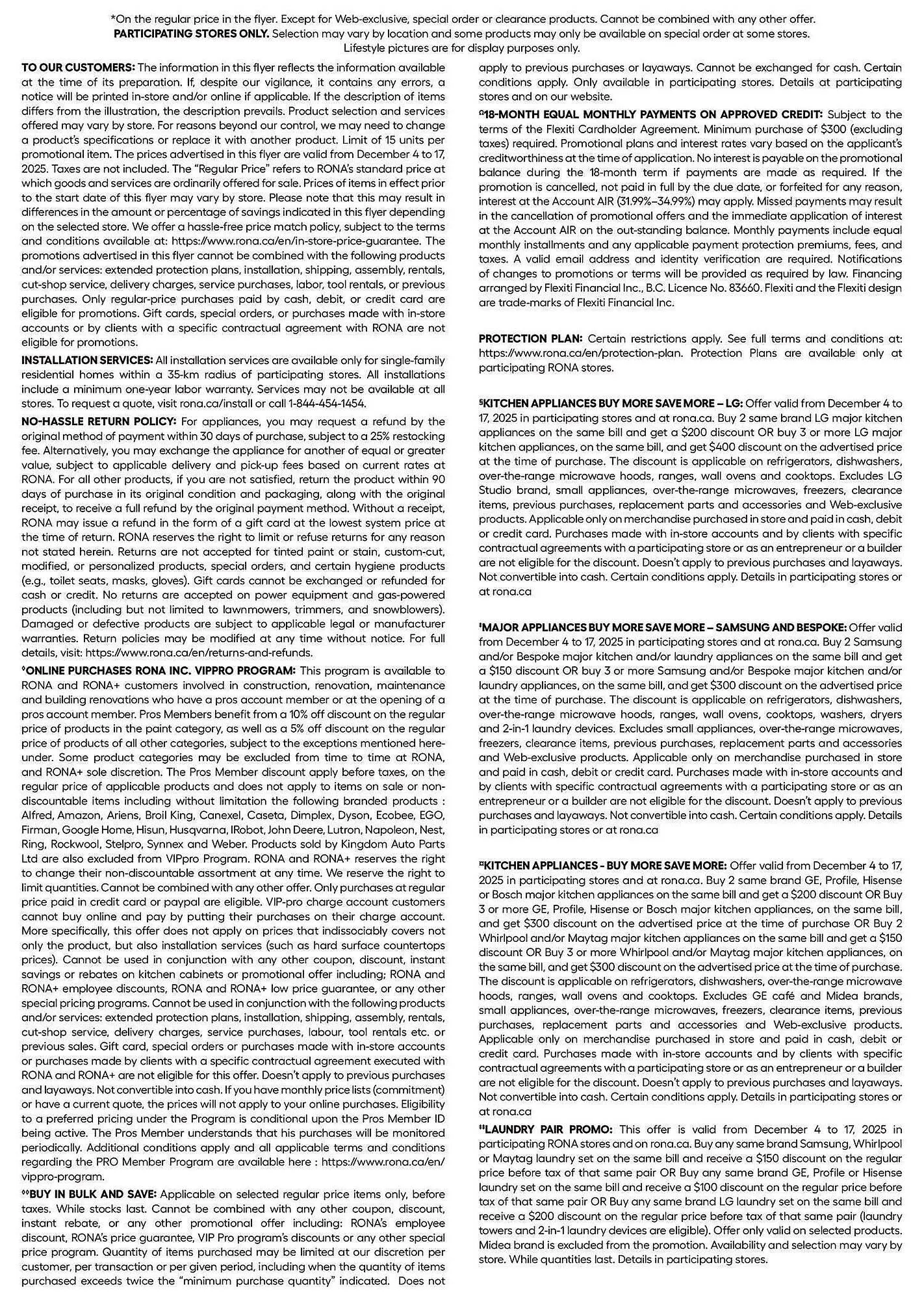 RONA flyer from December 4 to December 25 2025 - flyer page 21