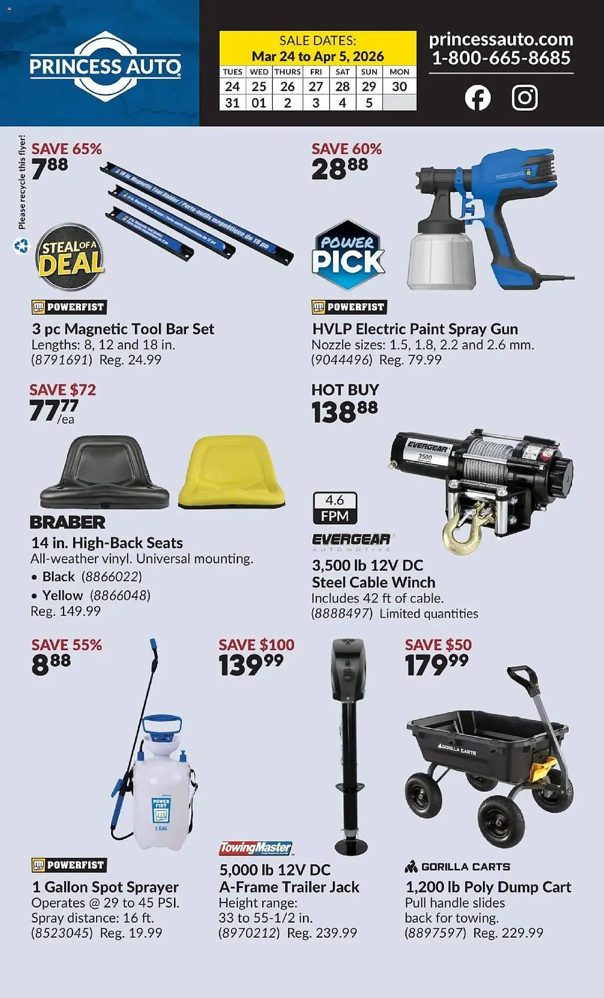 Princess Auto flyer from March 24 to April 6 2026 - flyer page 2