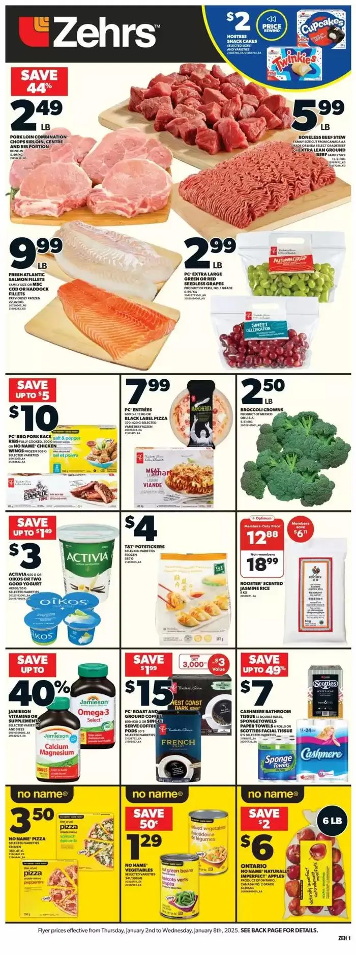 Zehrs Markets weeky flyer from January 2 to January 8 2025 - flyer page 16