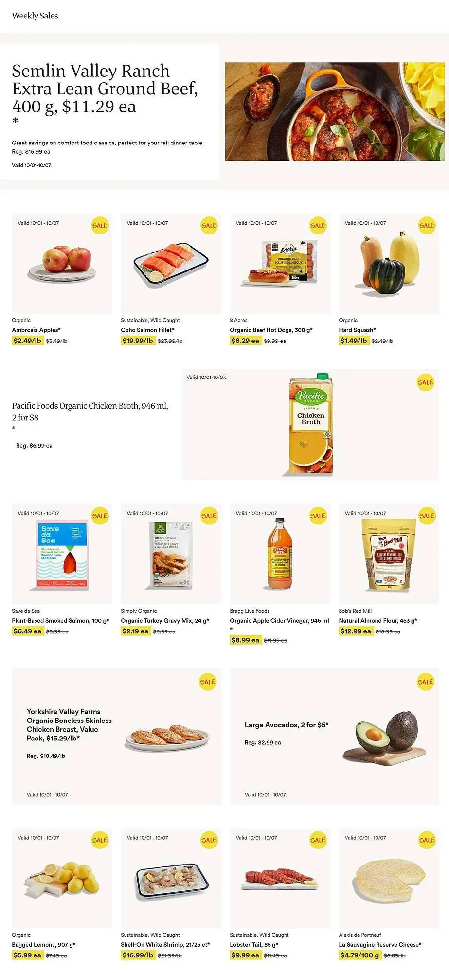 Whole Foods Market flyer from October 2 to October 9 2025 - flyer page 1