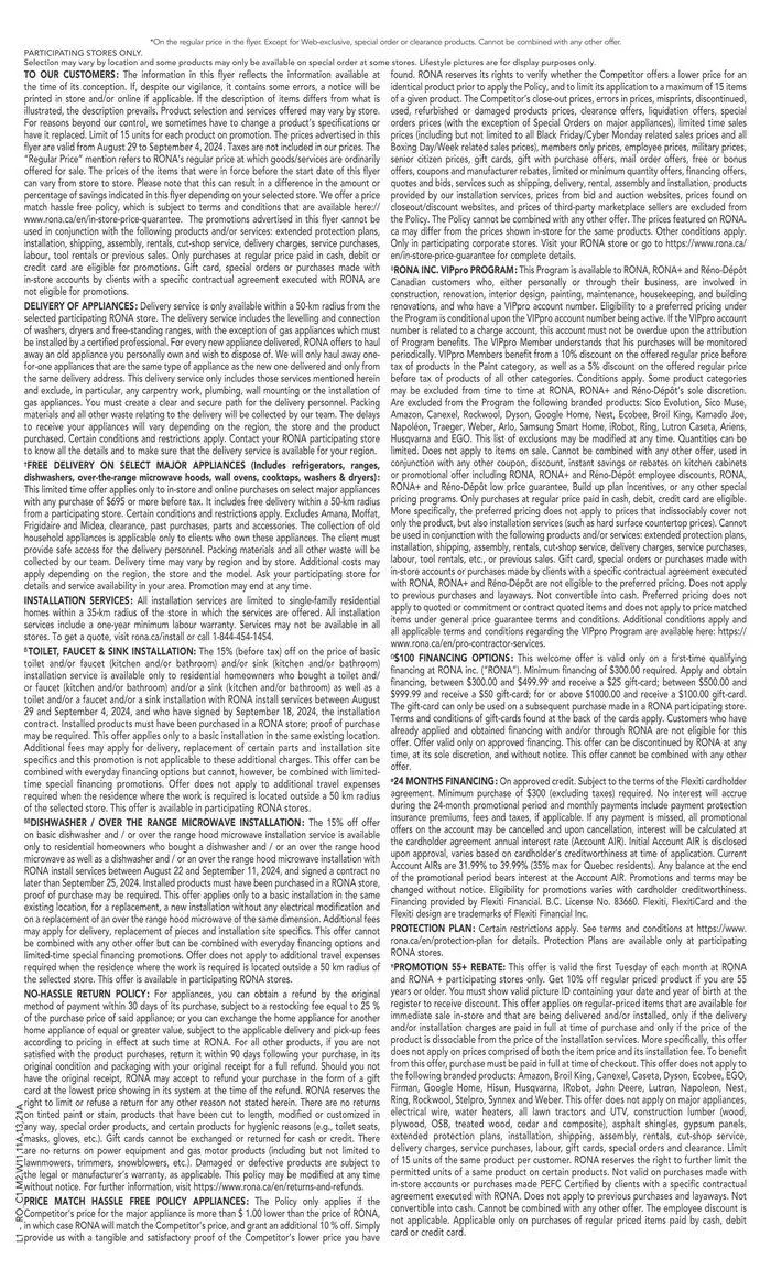 RONA Weekly ad from August 29 to September 4 2024 - flyer page 9