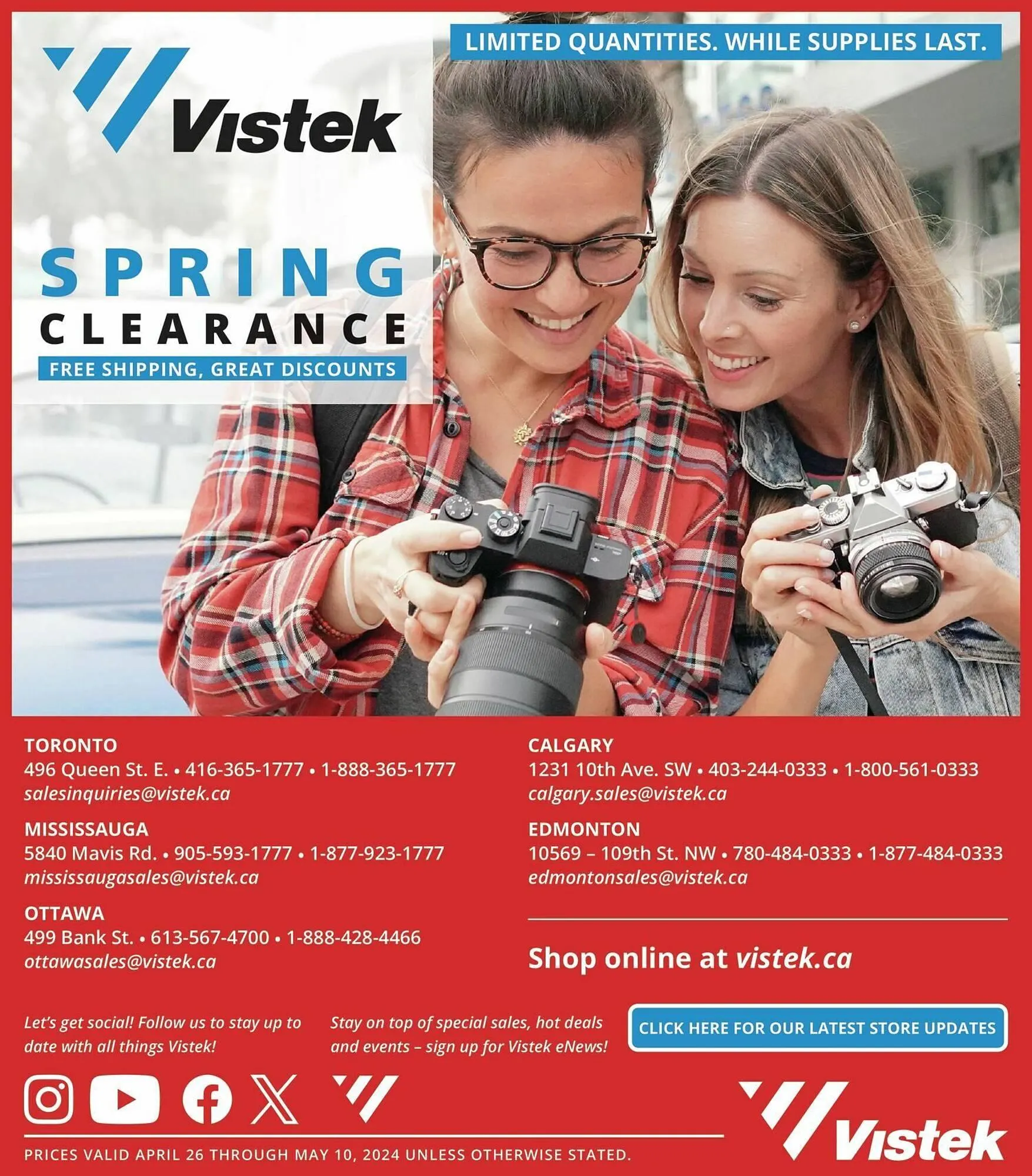 Vistek flyer from April 26 to May 3 2024 - flyer page 10