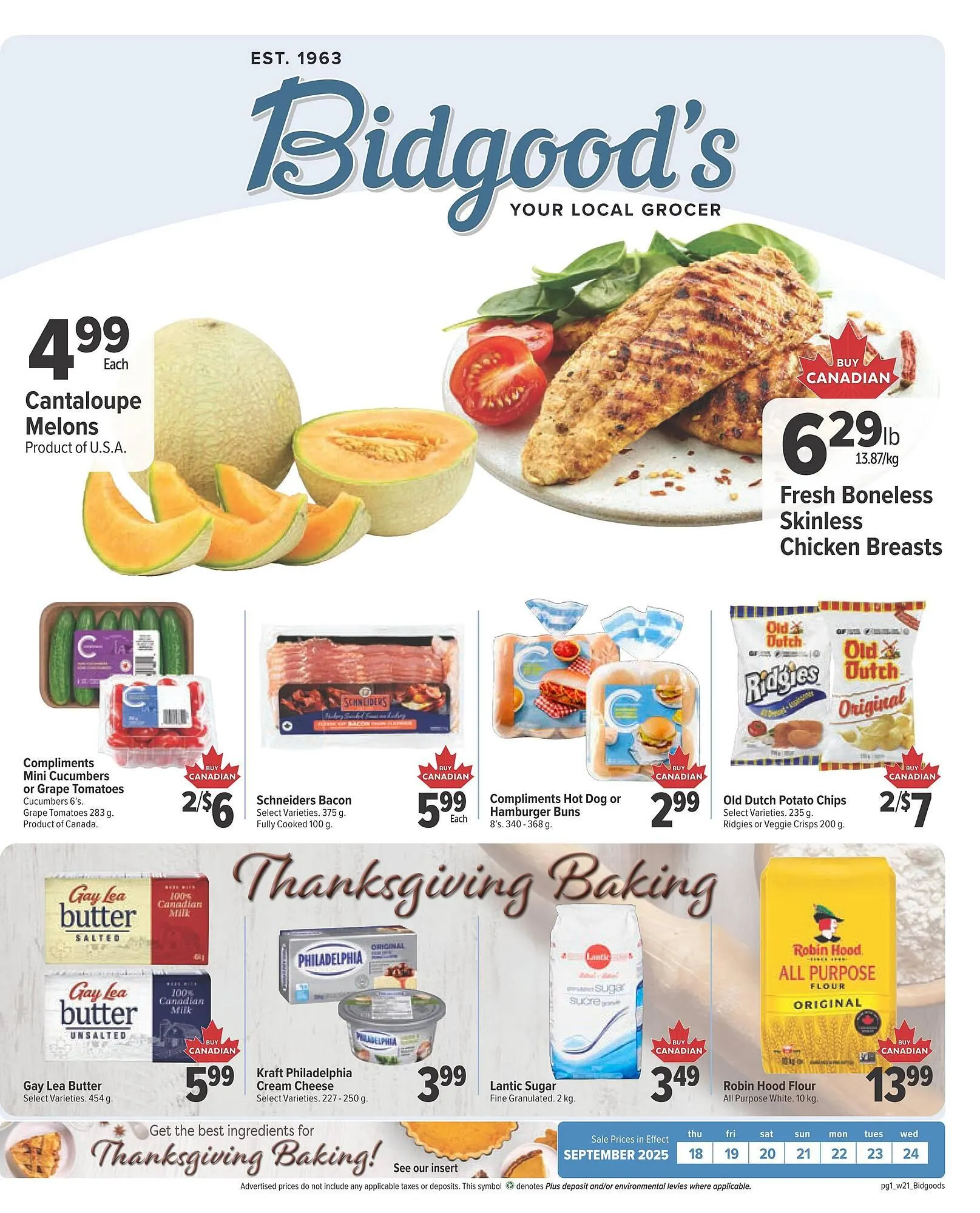 Bidgood's flyer from September 18 to September 24 2025 - flyer page 1