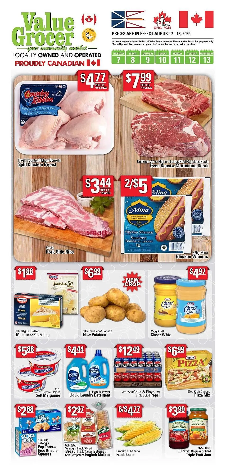 Value Grocer flyer from August 6 to August 19 2025 - flyer page 1