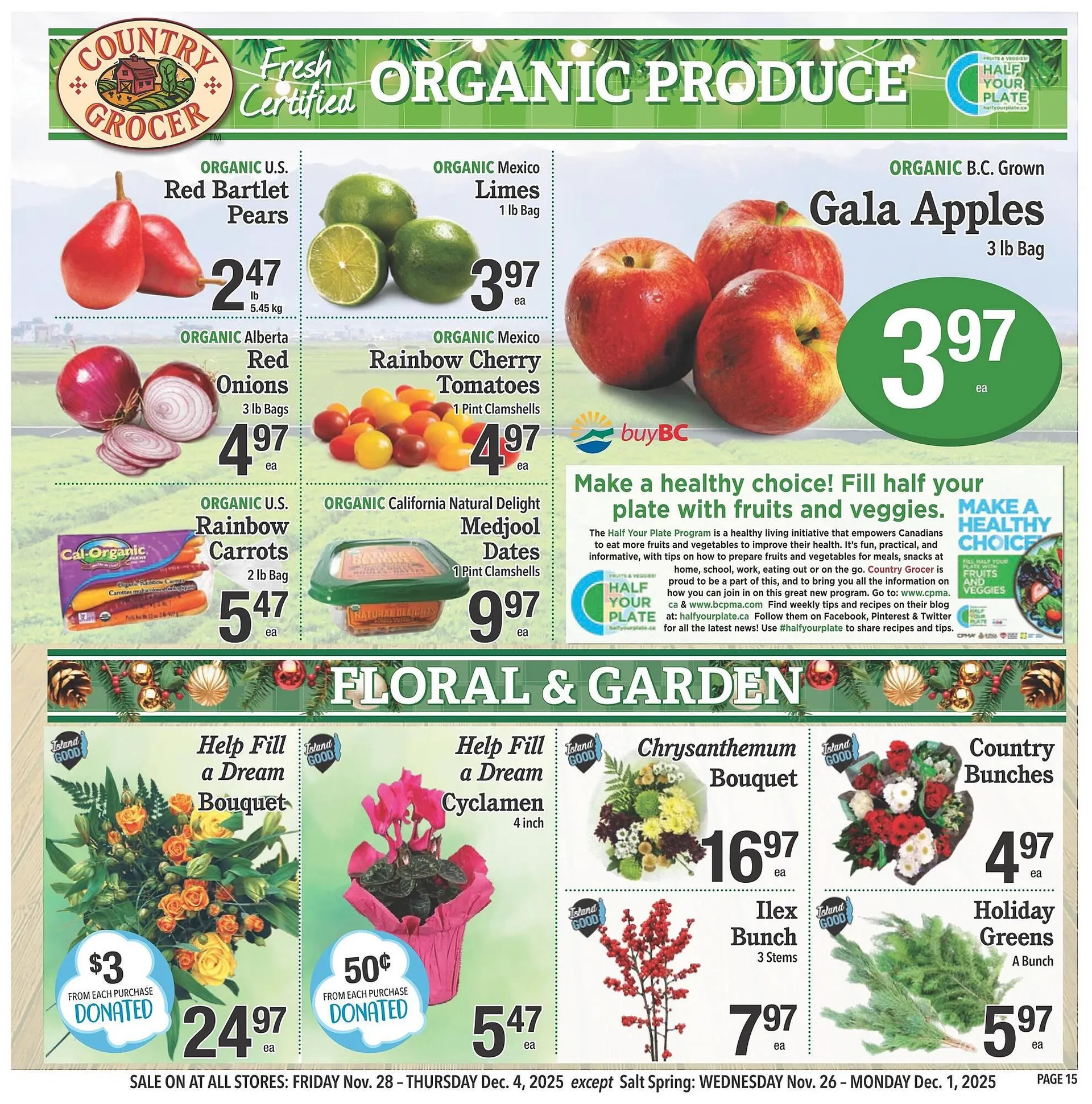 Country Grocer flyer from November 27 to December 3 2025 - flyer page 15