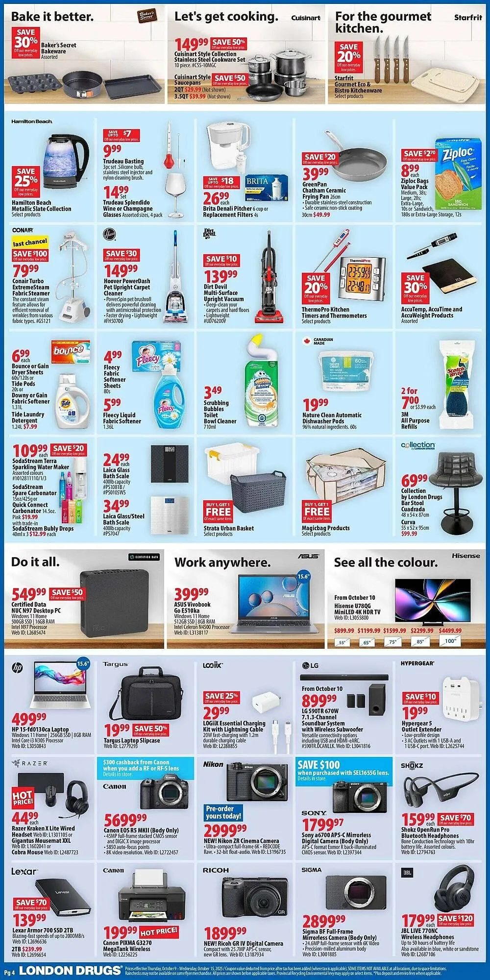 London Drugs flyer from October 9 to October 15 2025 - flyer page 4