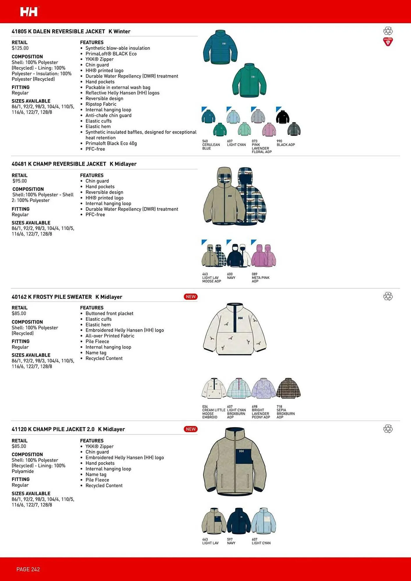 Helly Hansen flyer from September 11 to February 28 2026 - flyer page 242