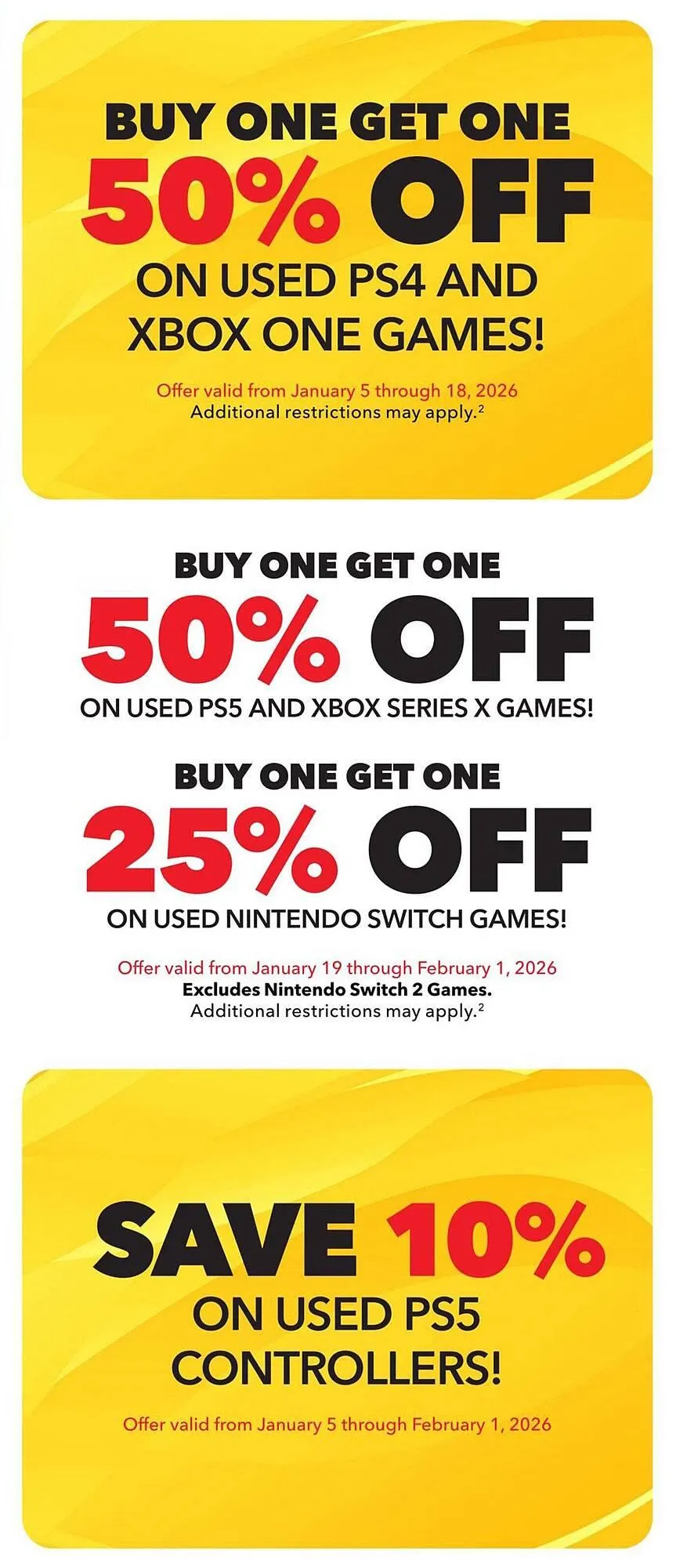 EB Games flyer from January 5 to February 2 2026 - flyer page 5
