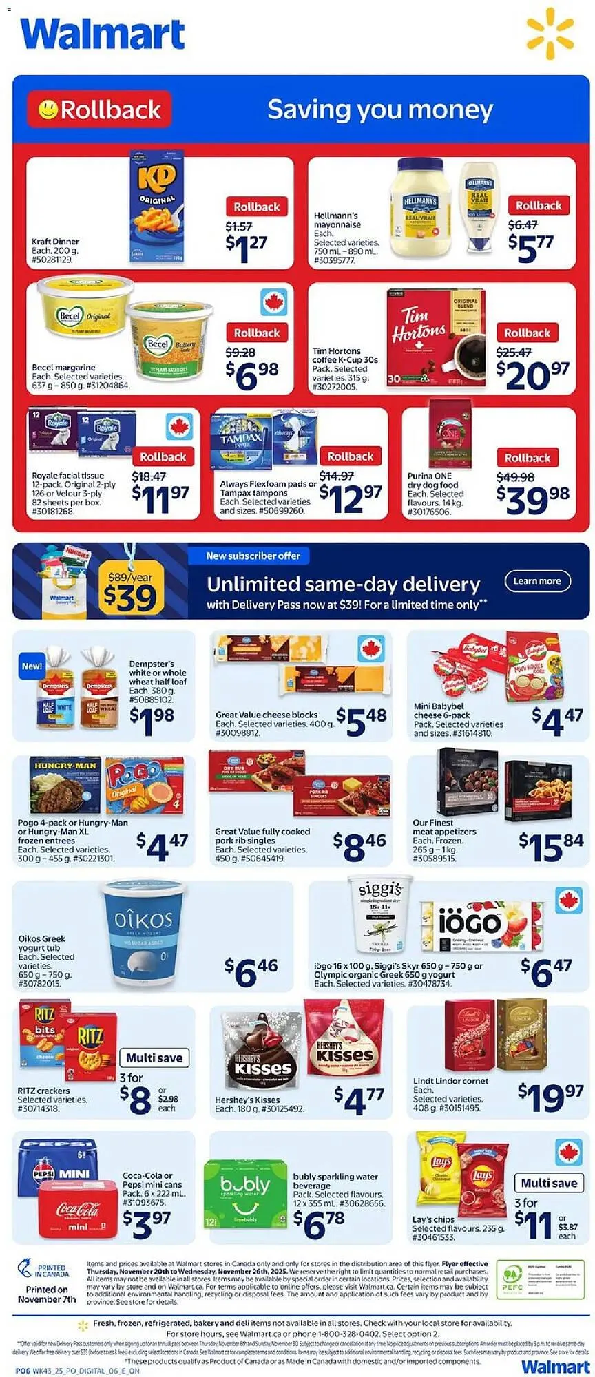 Walmart flyer from November 19 to November 26 2025 - flyer page 15