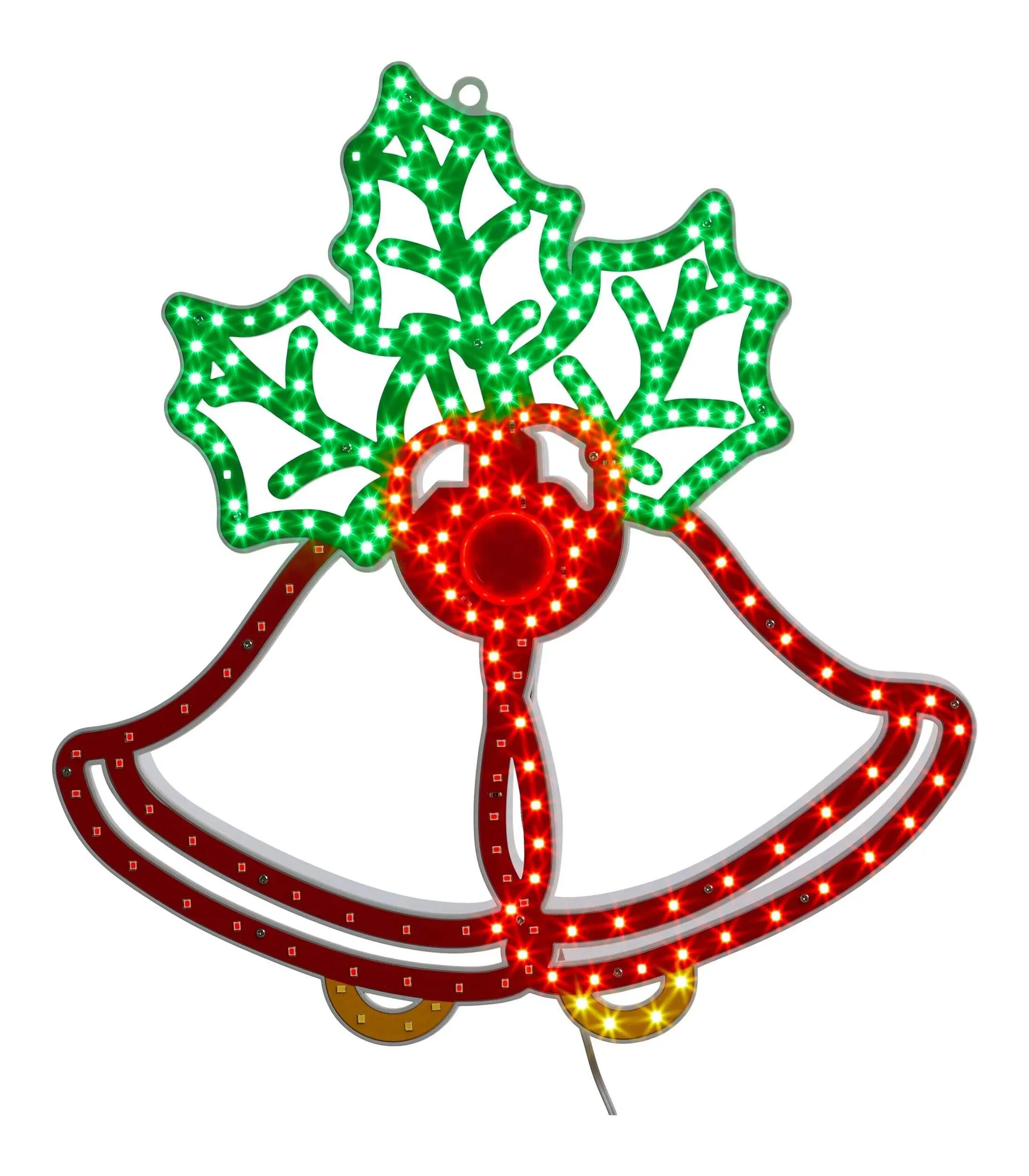 Noma Pre-Lit, Indoor/Outdoor, Neon Bells, Motion Christmas Decoration