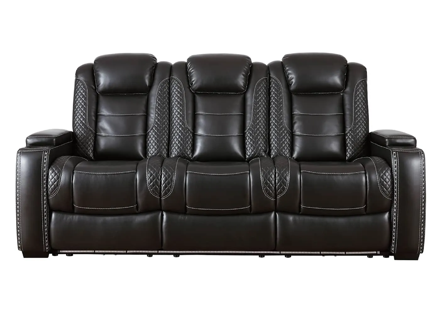 Party Time Power Reclining Sofa with Adjustable Headrest - Midnight