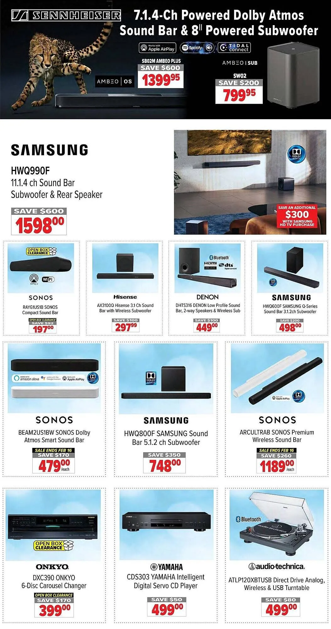 2001 Audio Video flyer from February 13 to February 20 2026 - flyer page 5