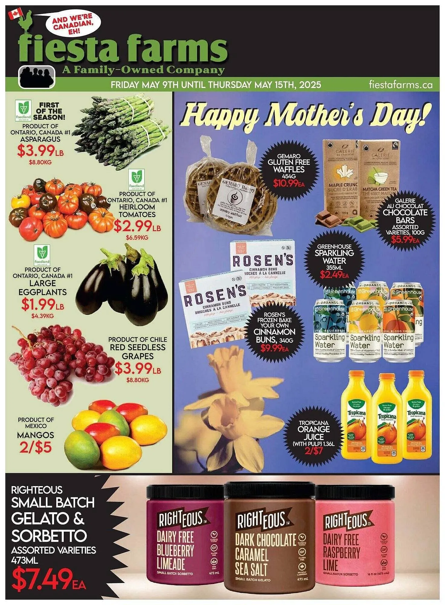 Fiesta Farms flyer from May 9 to May 15 2025 - flyer page 1