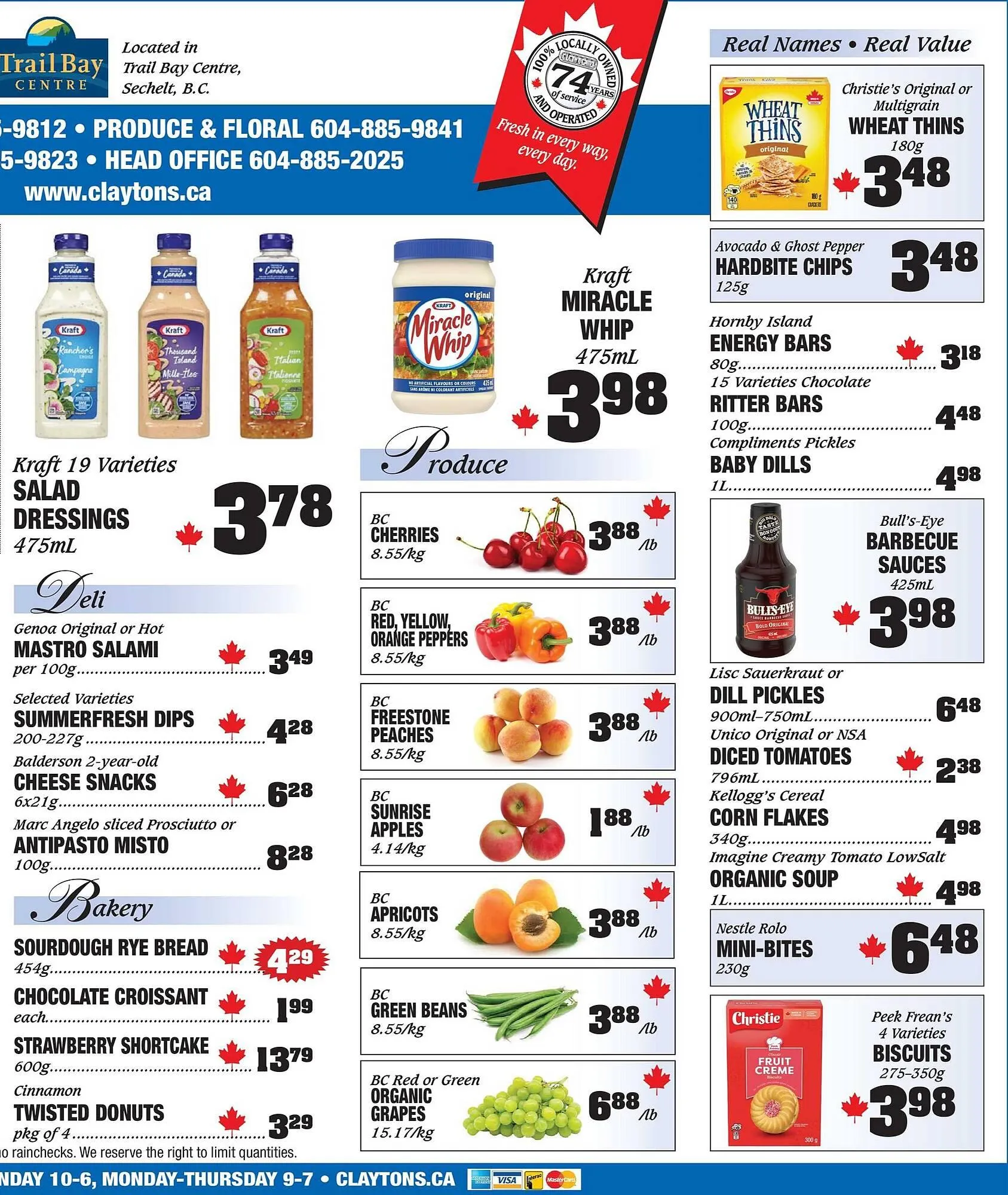 Claytons Heritage Market flyer from August 8 to August 14 2025 - flyer page 2