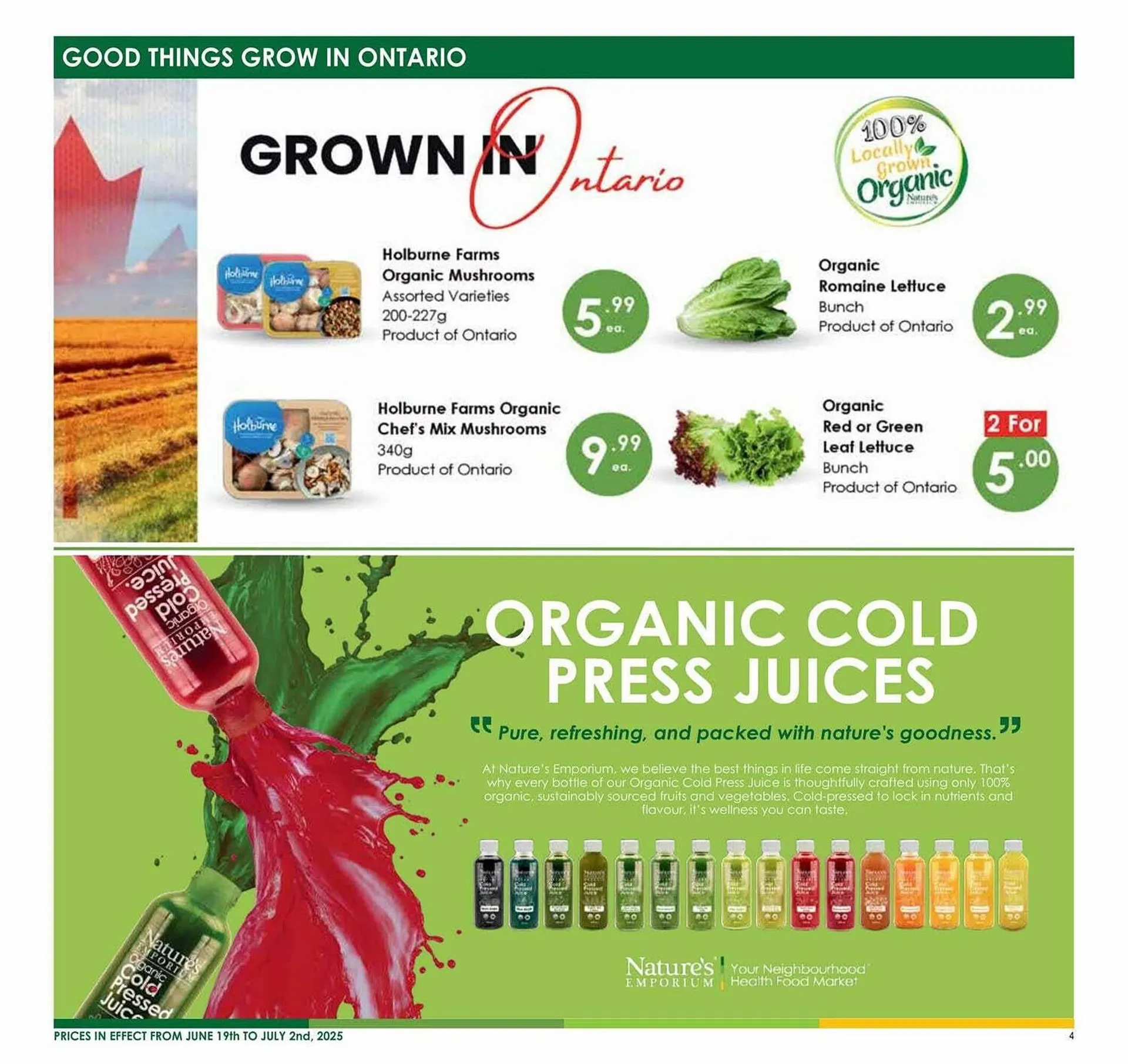Nature's Emporium flyer from June 20 to June 27 2025 - flyer page 4