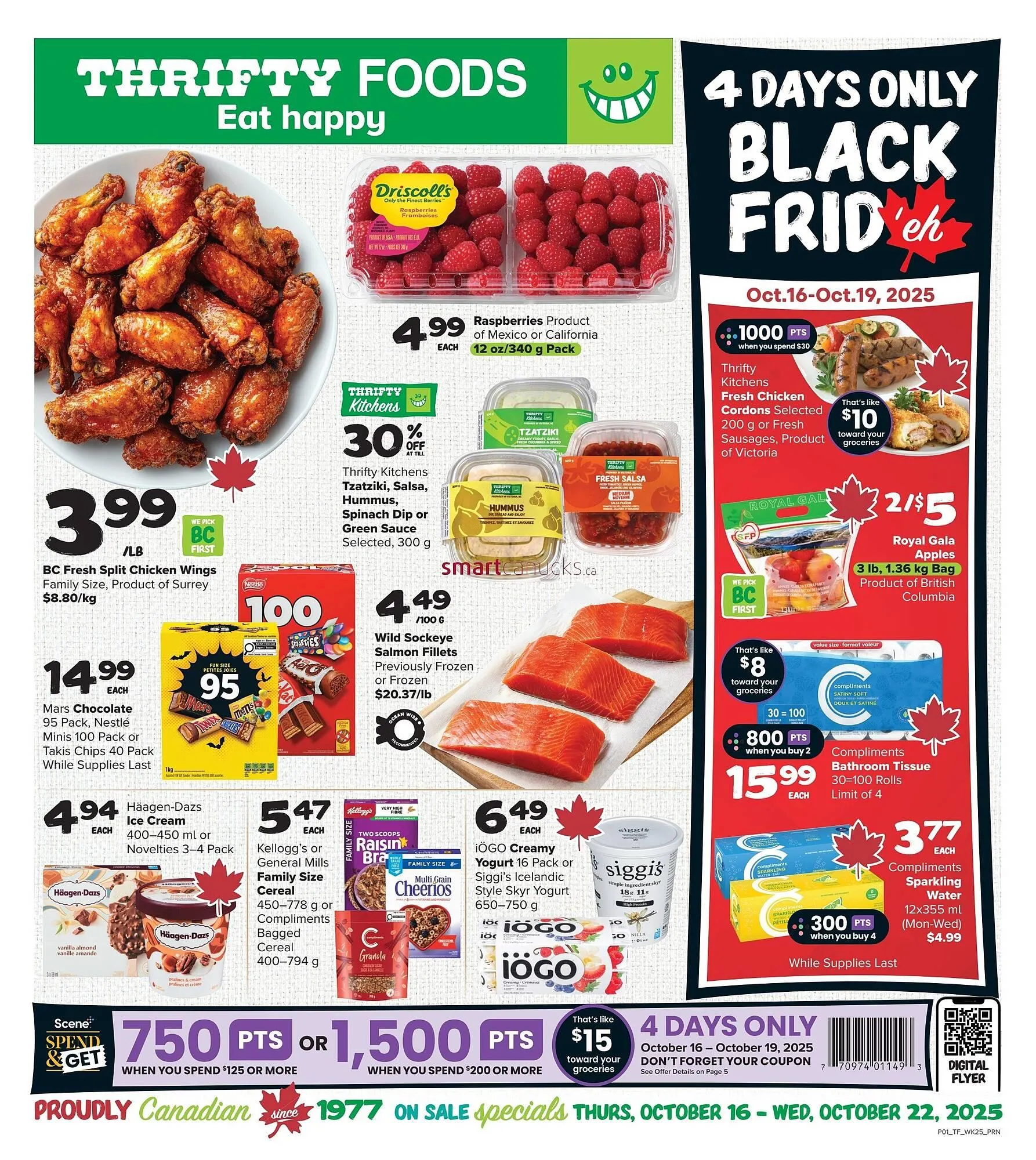Thrifty Foods flyer from October 16 to October 22 2025 - flyer page 1