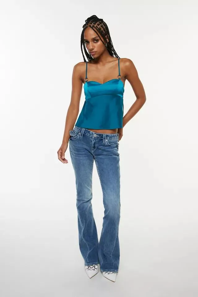 Silence + Noise Frannie Satin Flyaway Cami