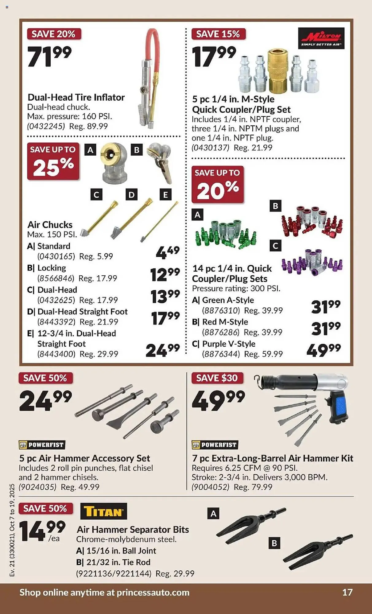 Princess Auto flyer from October 7 to October 20 2025 - flyer page 23