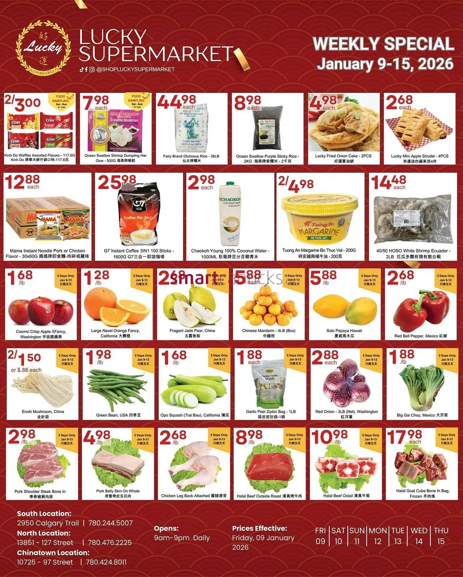 Lucky Supermarket flyer from January 9 to January 15 2026 - flyer page 1