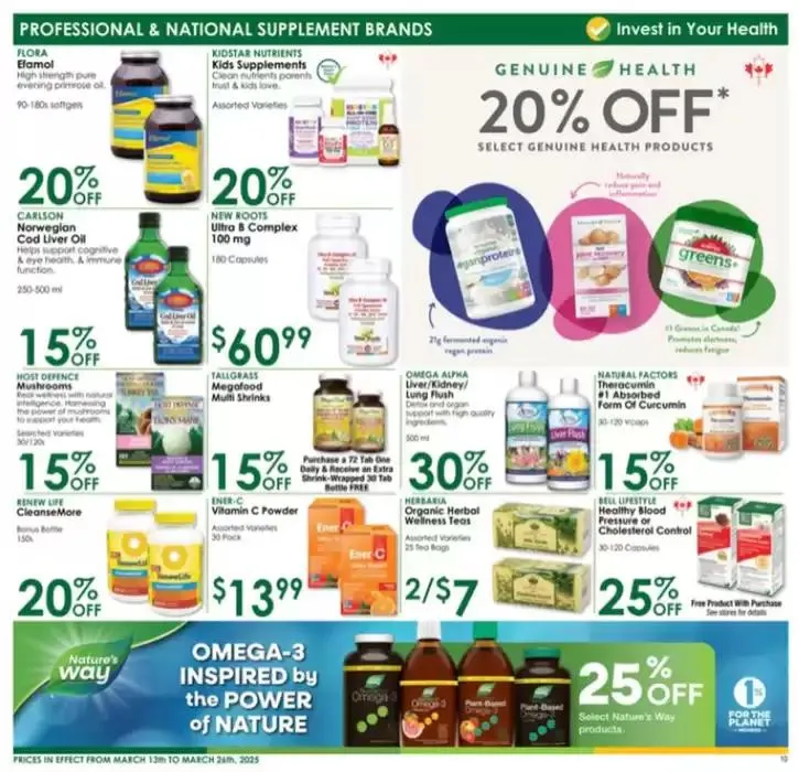 Current deals and offers from March 13 to March 26 2025 - flyer page 10