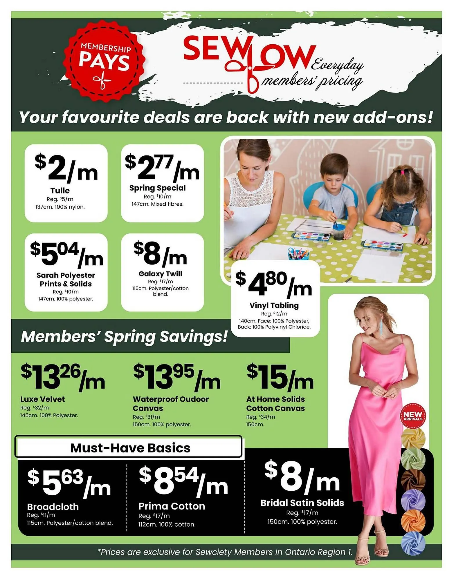 Fabricland flyer from March 1 to March 31 2026 - flyer page 2