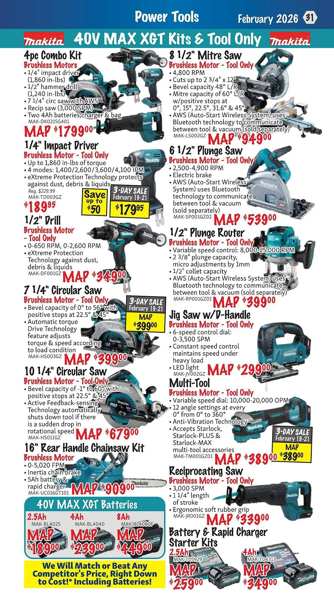 KMS Tools flyer from February 1 to February 28 2026 - flyer page 31