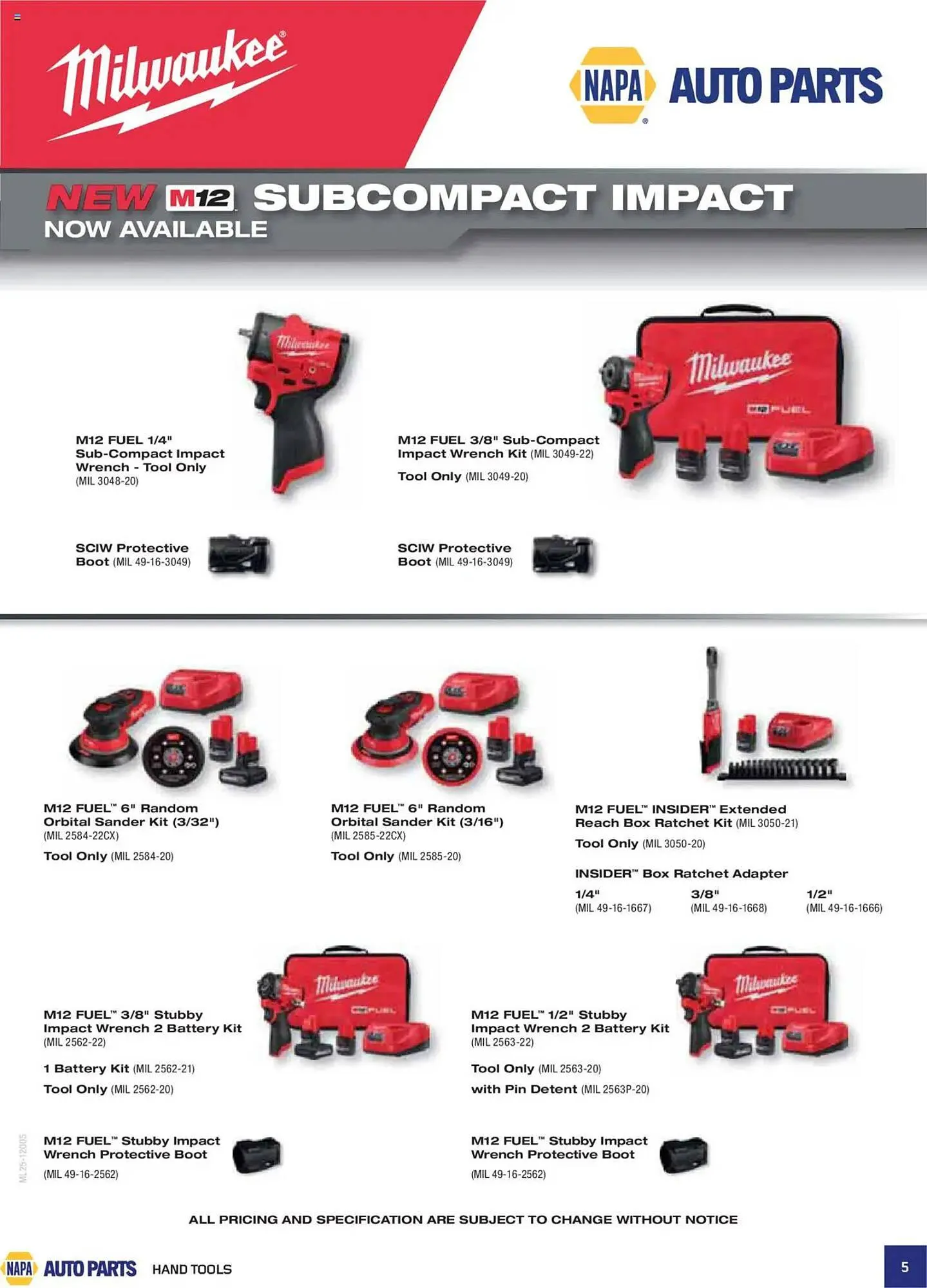 NAPA Auto Parts flyer from July 1 to August 30 2025 - flyer page 5