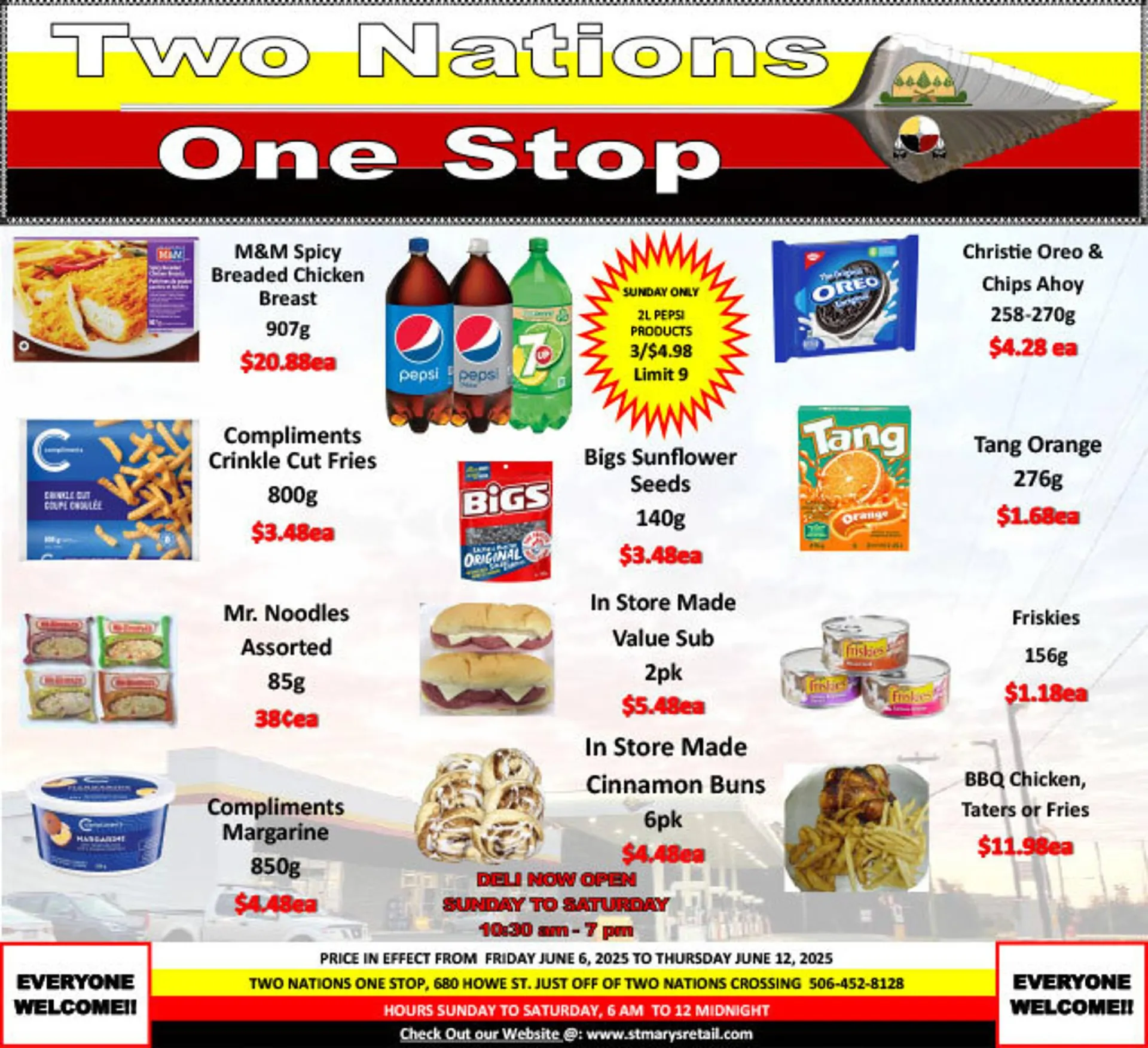 Two Nations One Stop flyer - 1